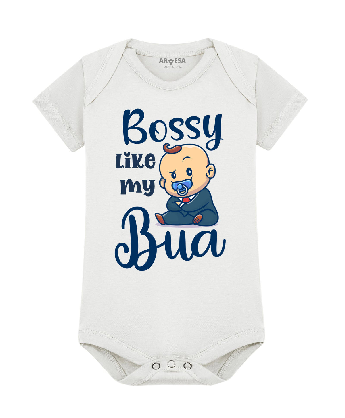 No | Bossy Like My Bua - Romper