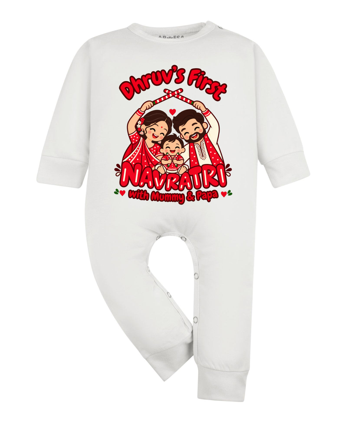 Yes | My First Navratri with Mummy & Papa - Jumpsuit