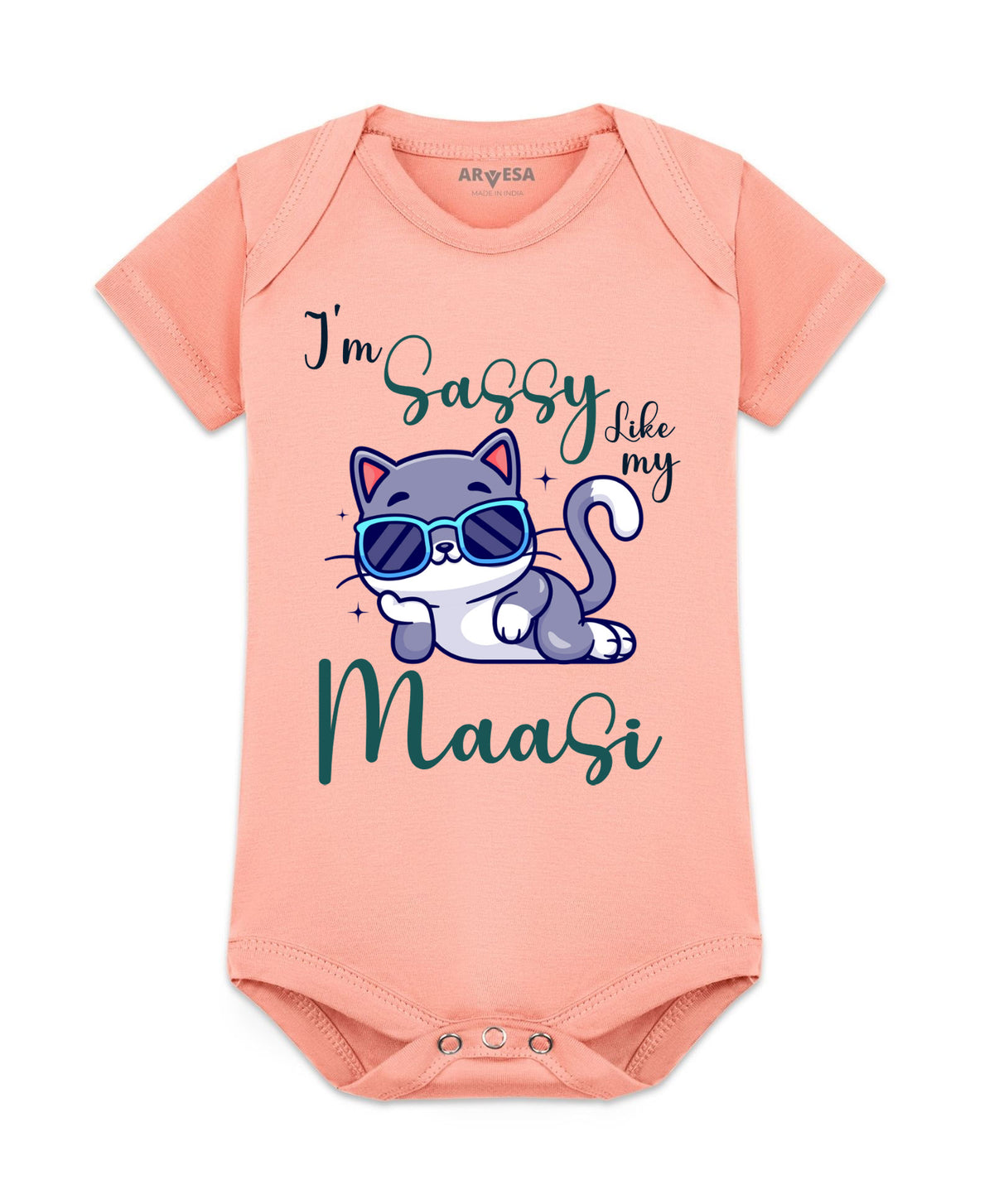 No | I Am Sassy Like My Bua Maasi - Romper