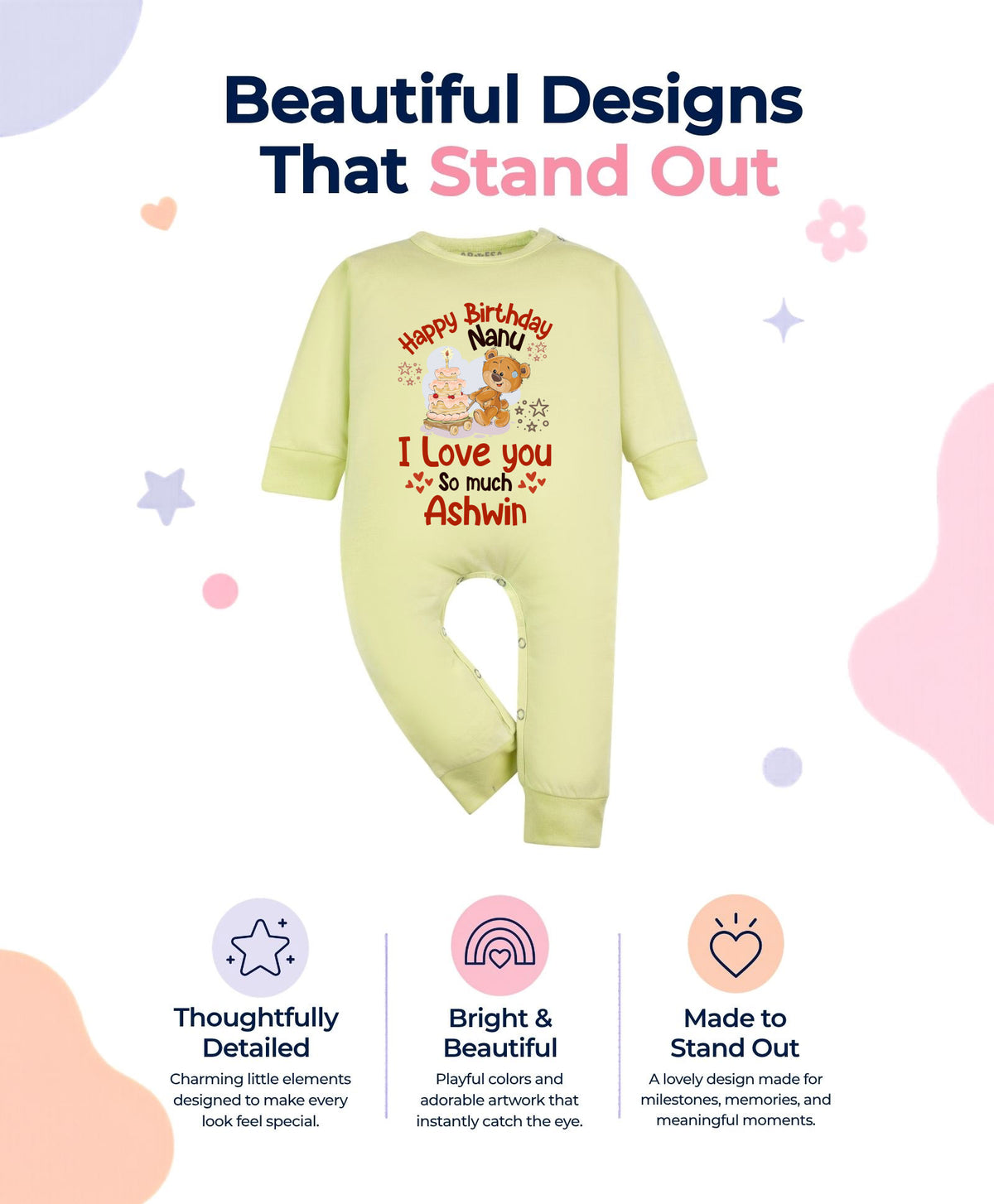 Yes | Happy Birthday Nanu Family Birthday - Jumpsuit