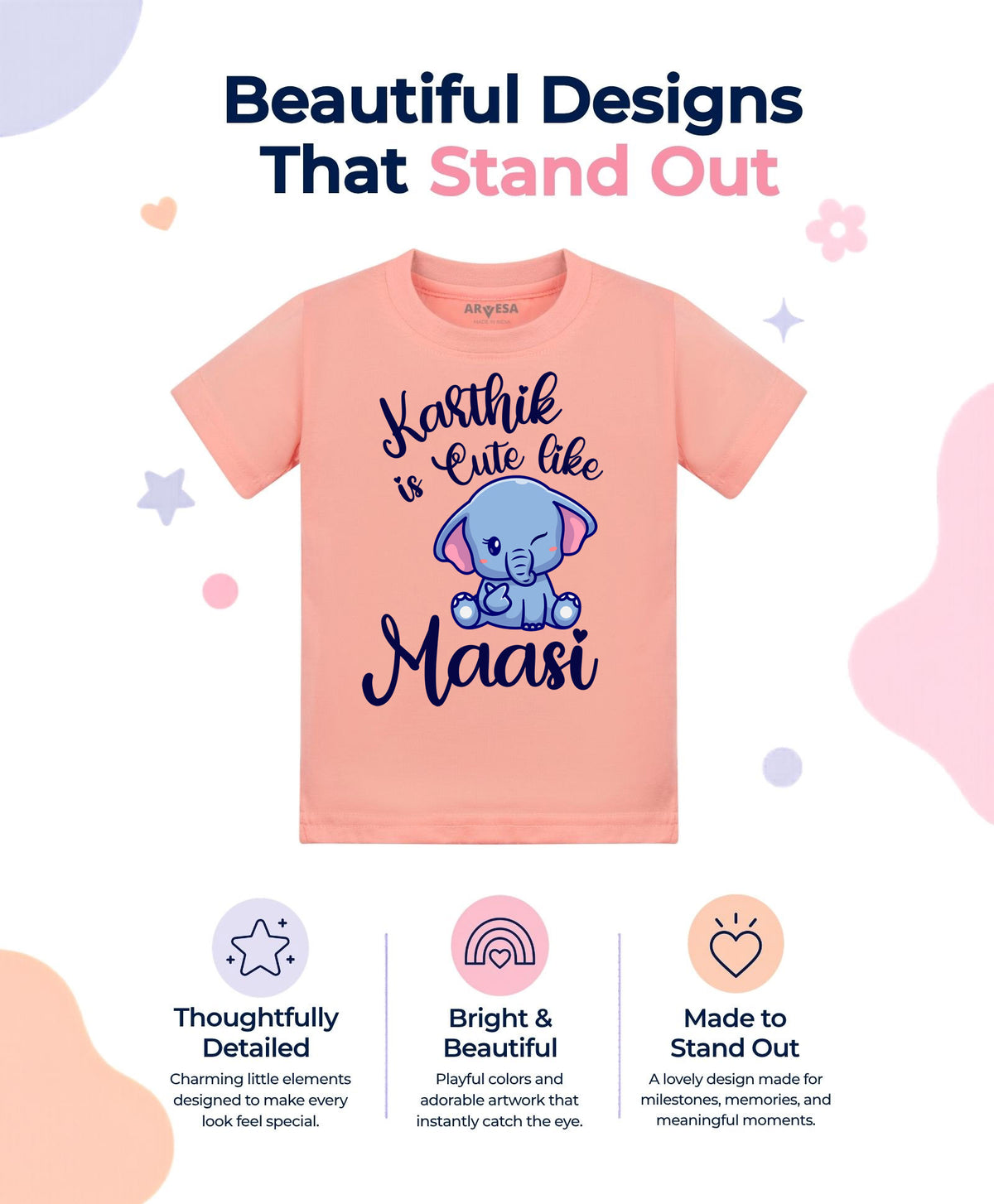 Yes | Cute Like My Maasi - T-shirt