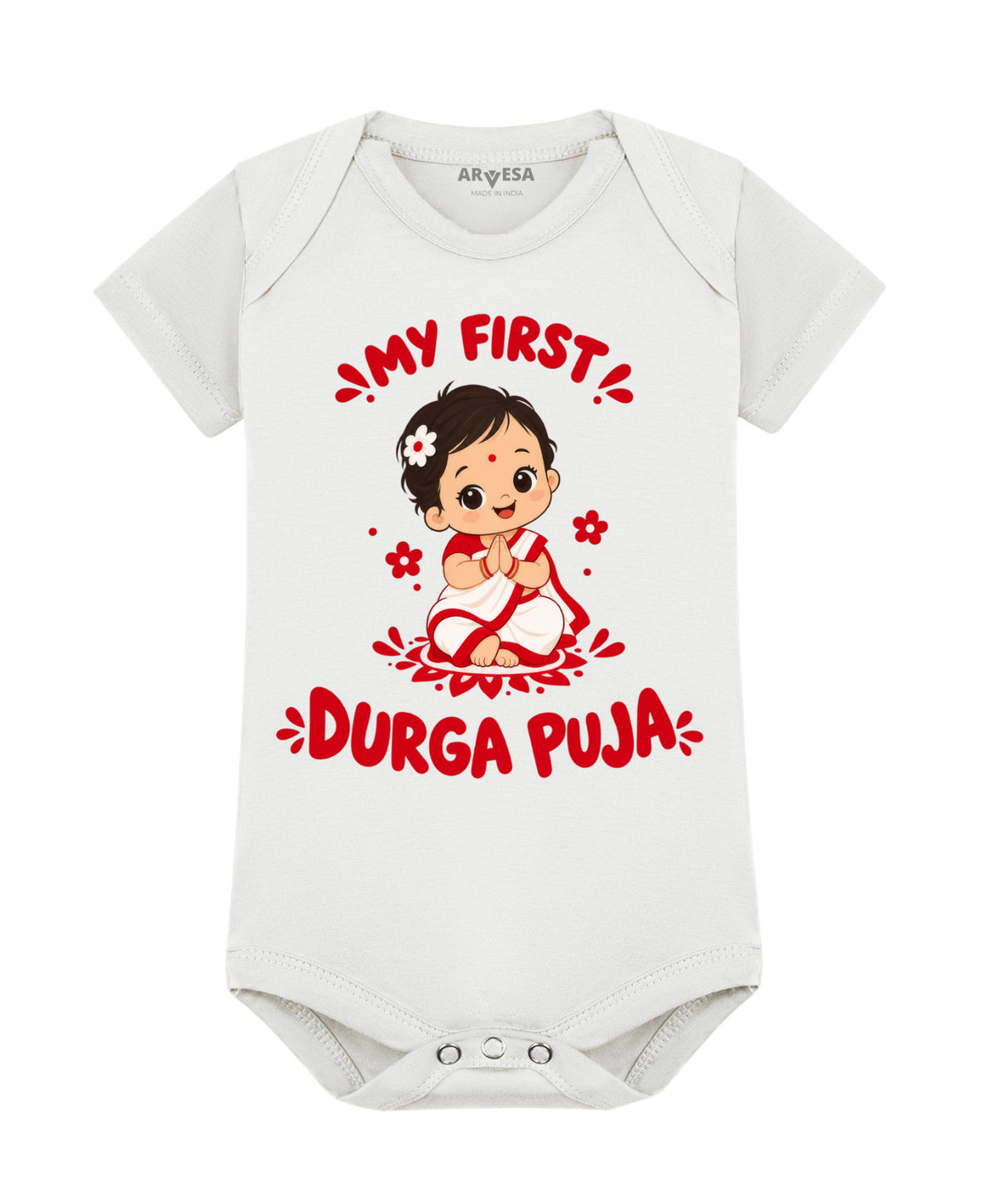 No | My First Durga Puja - Romper