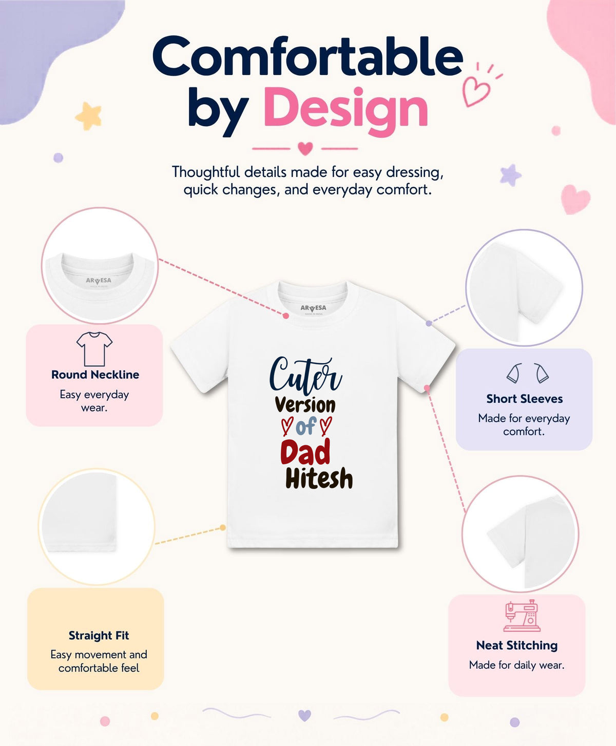 Yes | Cuter Version Of Dad - T-shirt