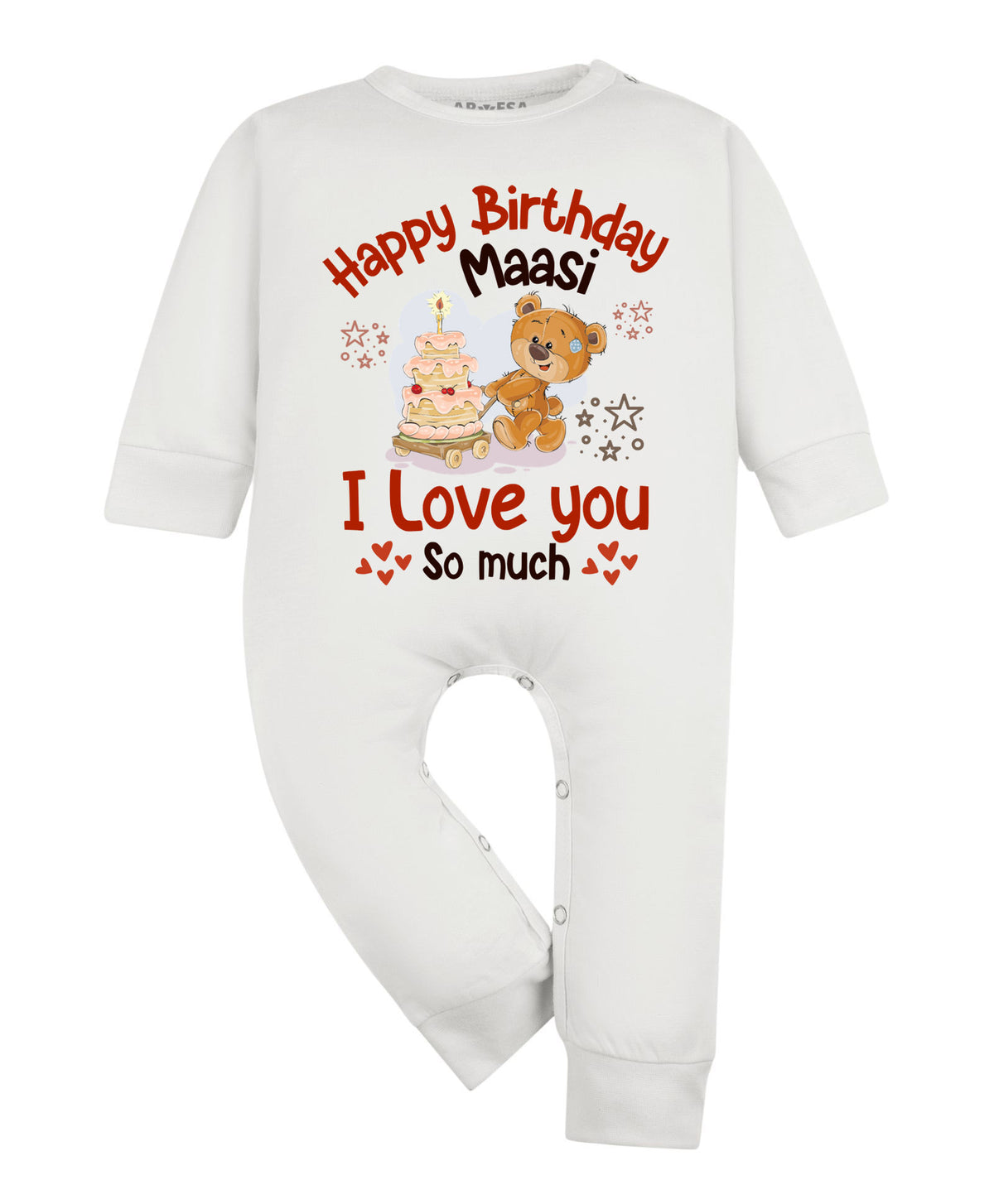 No | Happy Birthday Maasi Family Birthday - Jumpsuit