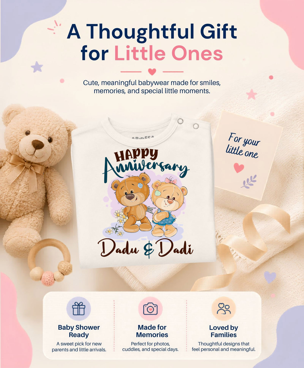 No | Happy Anniversay Dadu & Dadi Family Anniversary - Jumpsuit