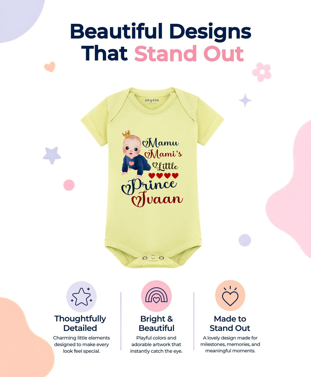 Yes | Mamu Mami'S Little Prince - Romper