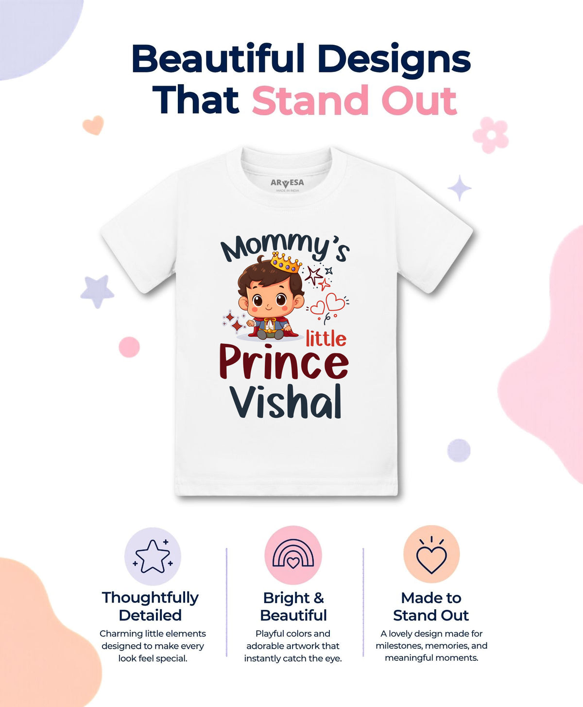 Yes | Mommy Little Prince - T-shirt