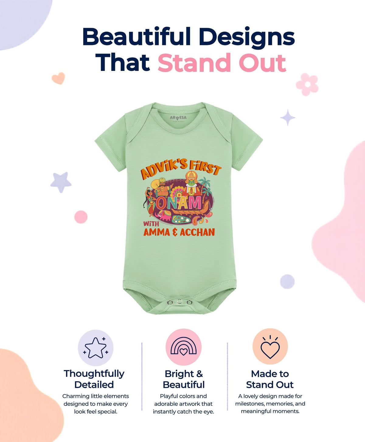 Yes | My First Onam - Romper