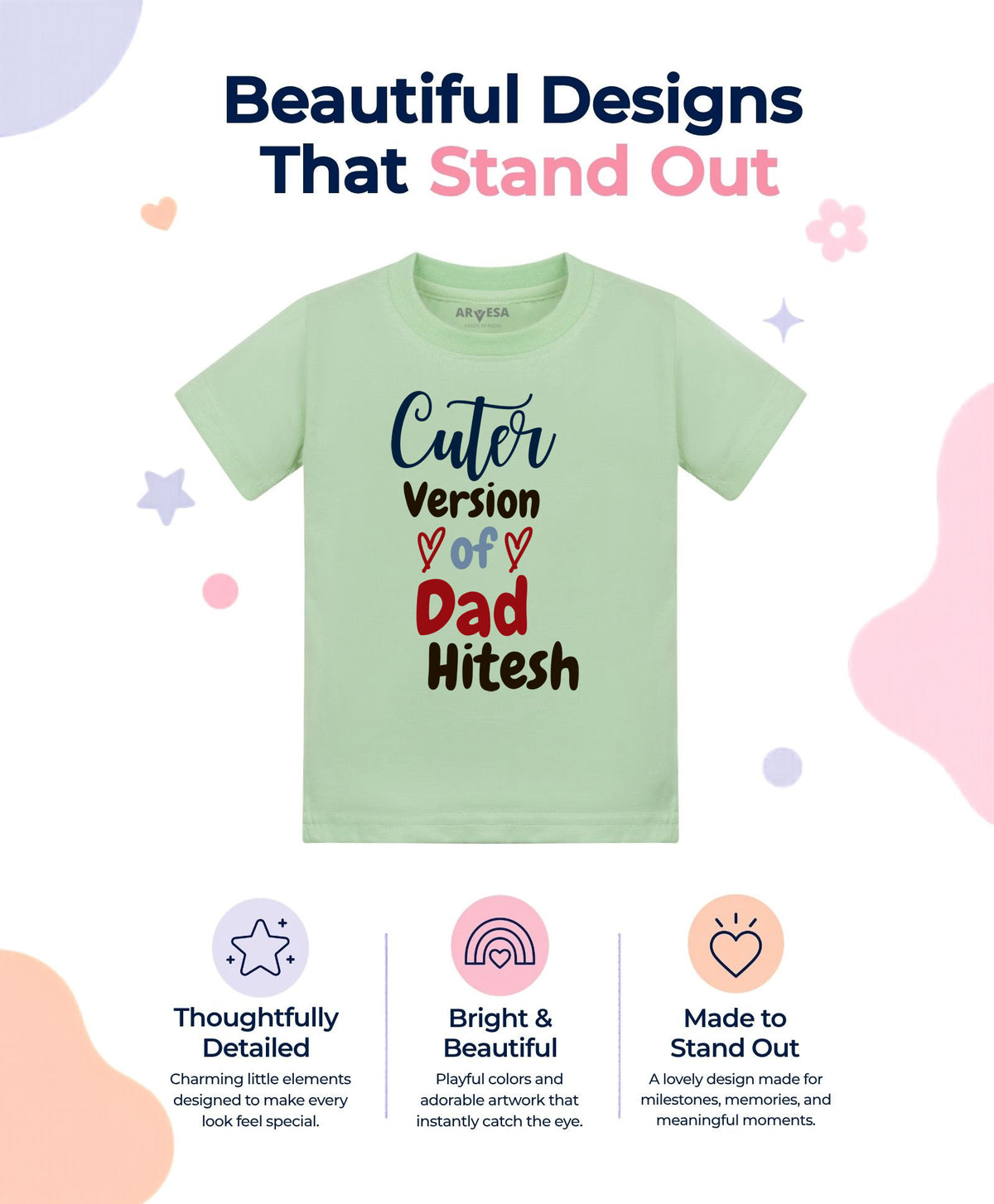 Yes | Cuter Version Of Dad - T-shirt