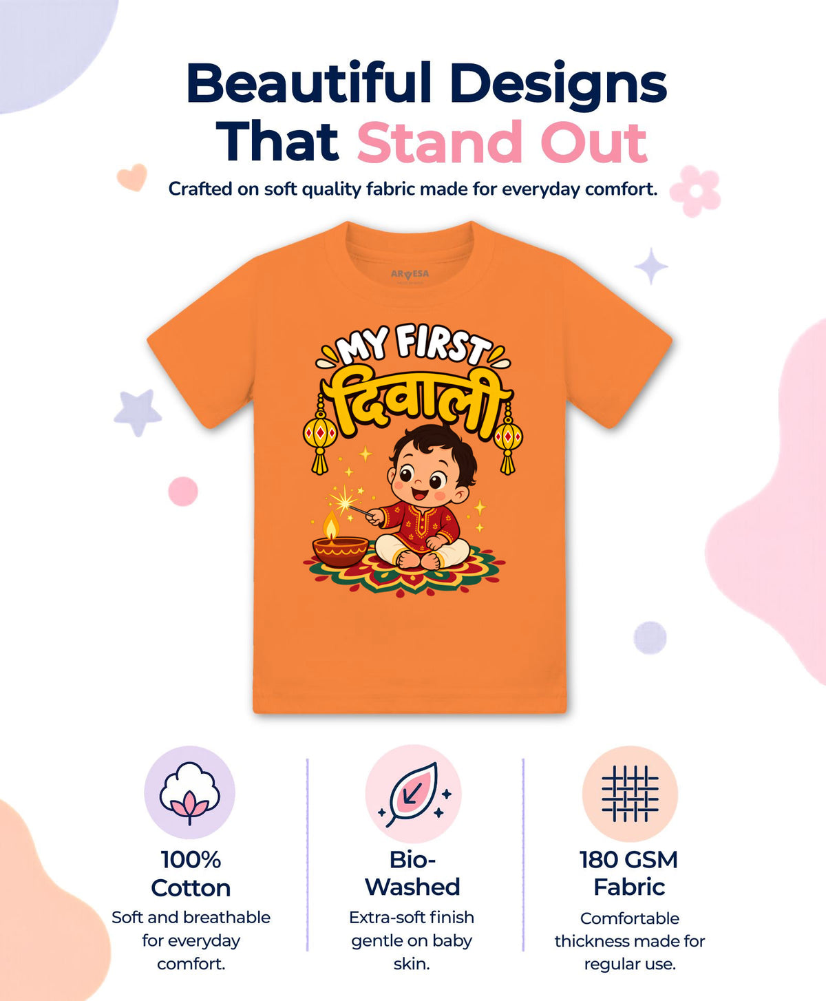 No | My First Diwali - T-shirt