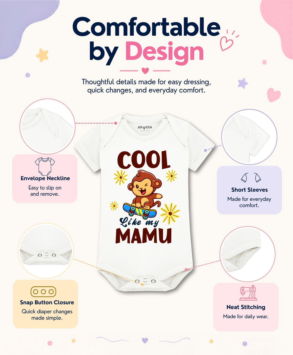 No | Cool Like My Mamu - Romper