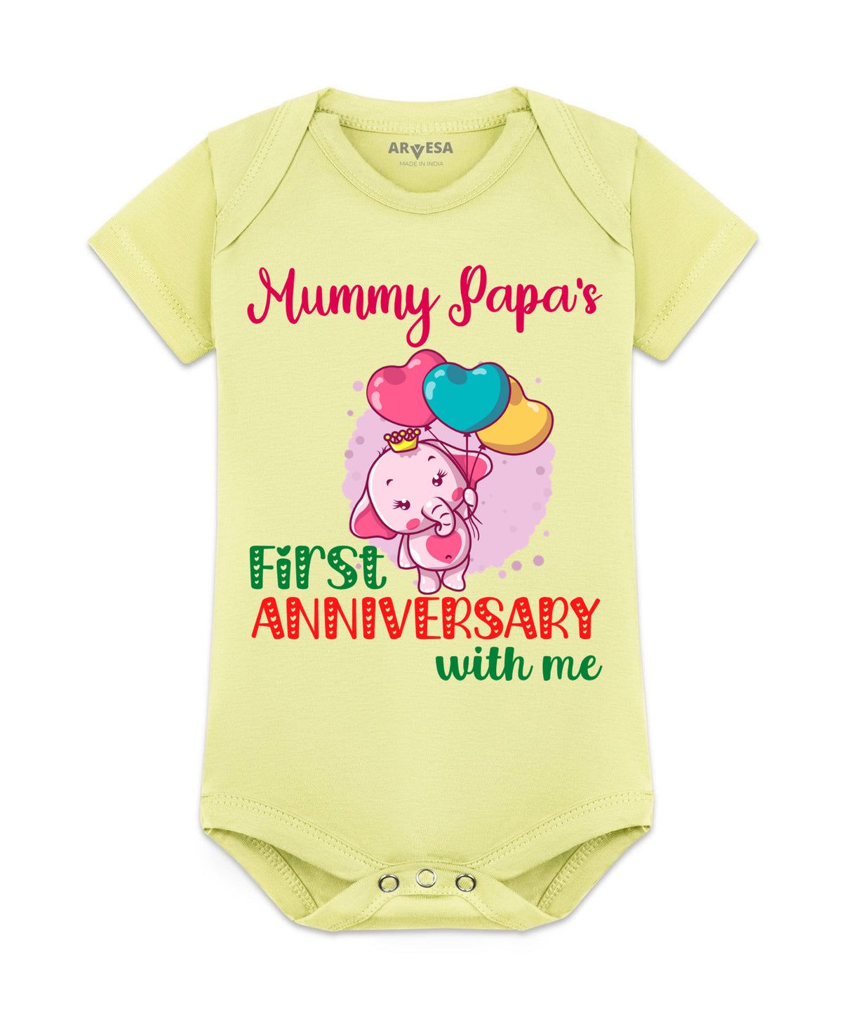 No | Mummy Papa First Anniversary With Me Mom Dad Anniversary - Romper
