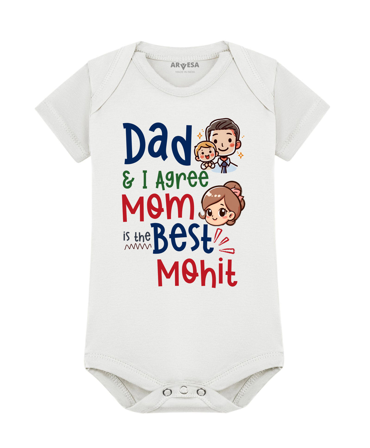Yes | Daddy & I Agree Mommy Is Best - Romper
