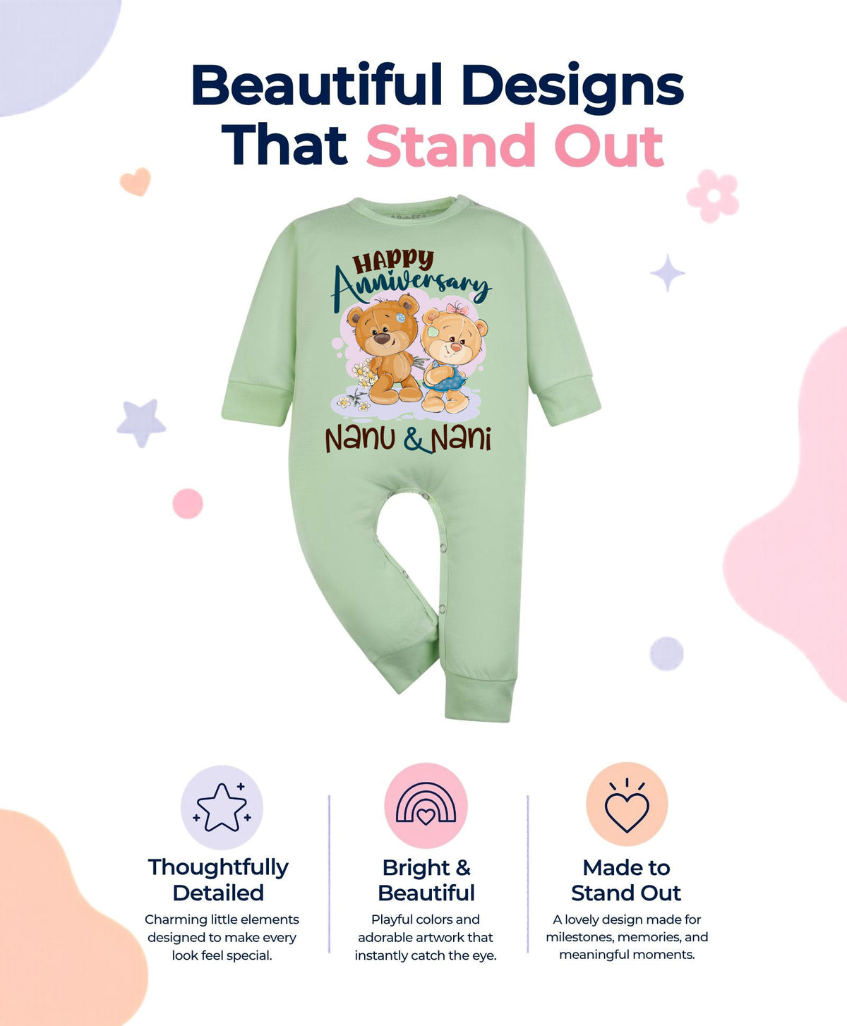 No | Happy Anniversay Nanu & Nani Family Anniversary - Jumpsuit