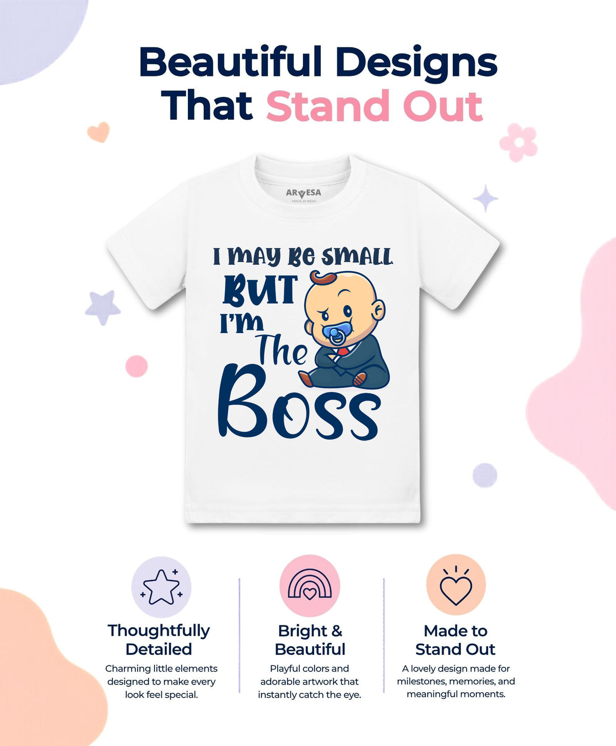 No | I may Be Small But I am Boss Quirky - T-shirt