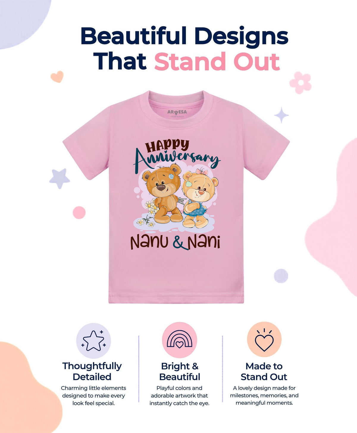 No | Happy Anniversay Nanu & Nani Family Anniversary - T-shirt