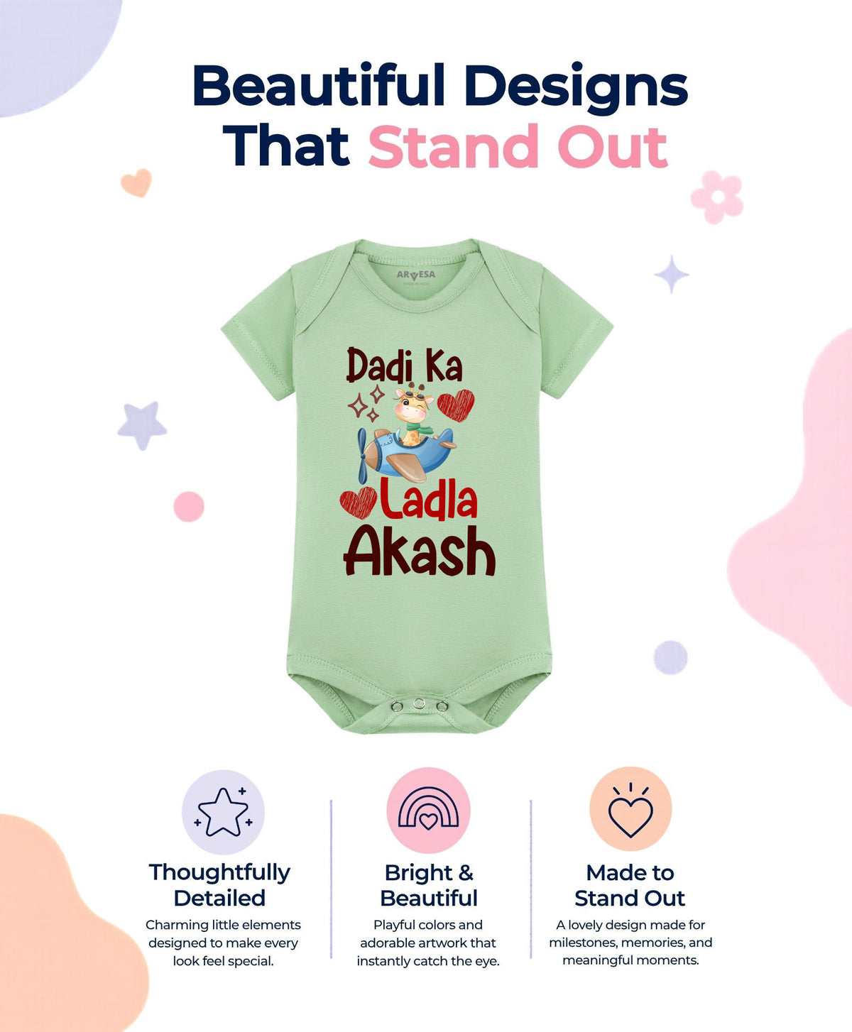 Yes | Dadi Ka Ladla Dada Dadi - Romper