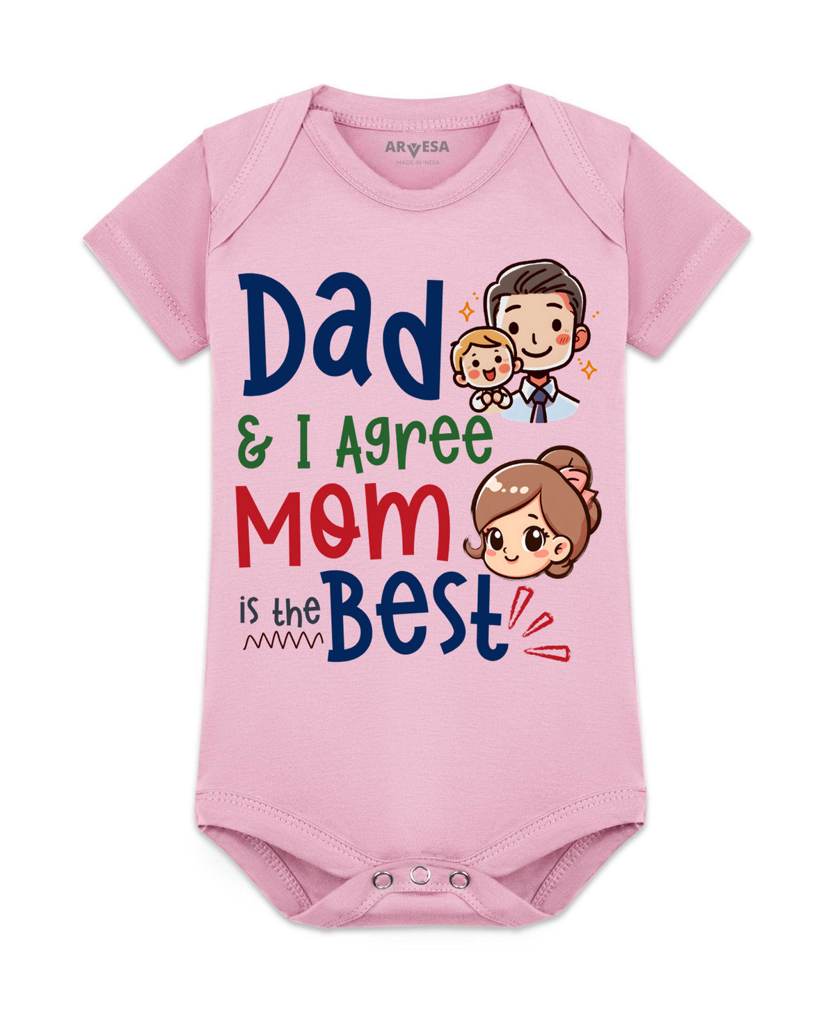 No | Daddy & I Agree Mommy Is Best - Romper