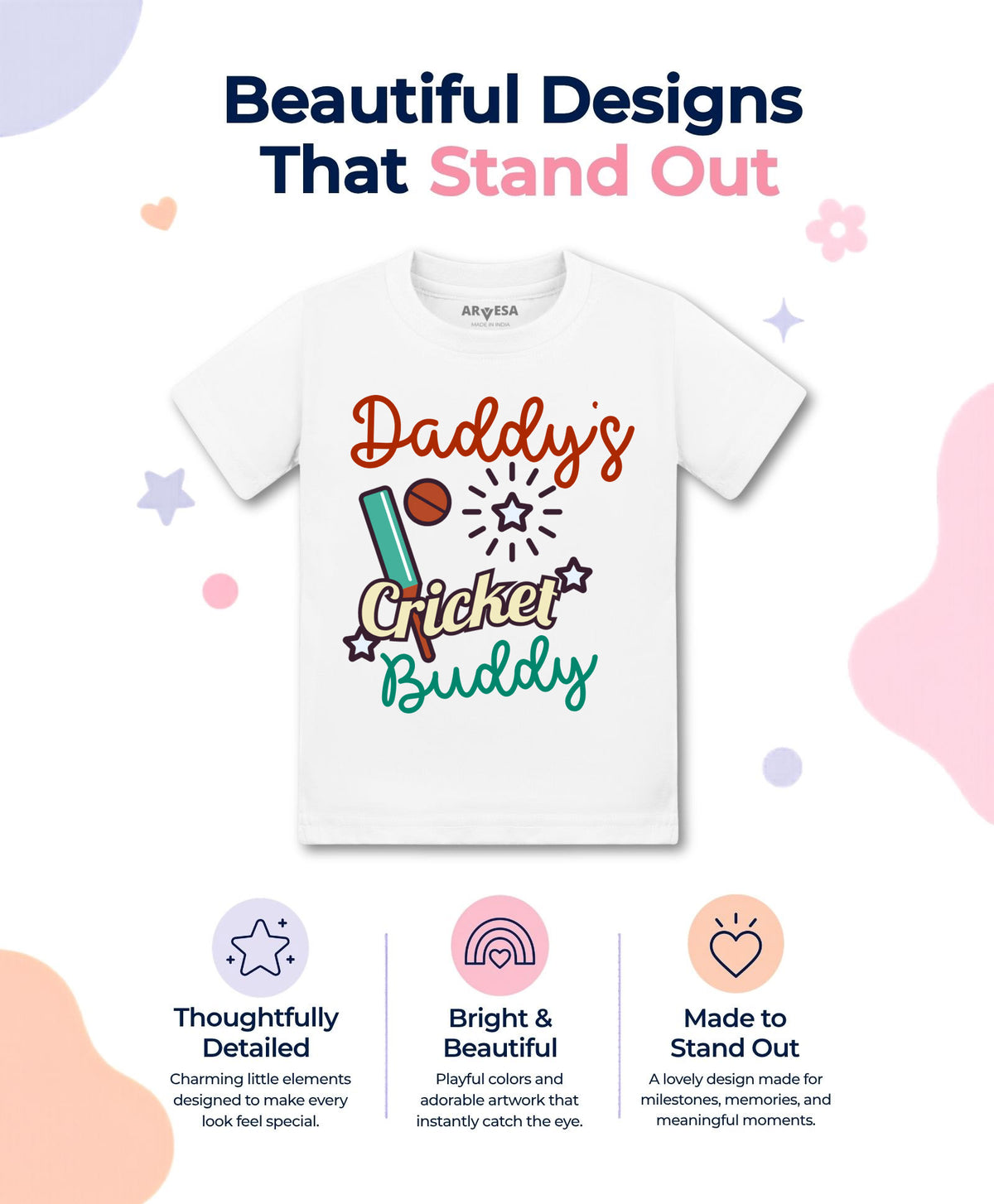 No | Daddy Cricket Buddy - T-shirt