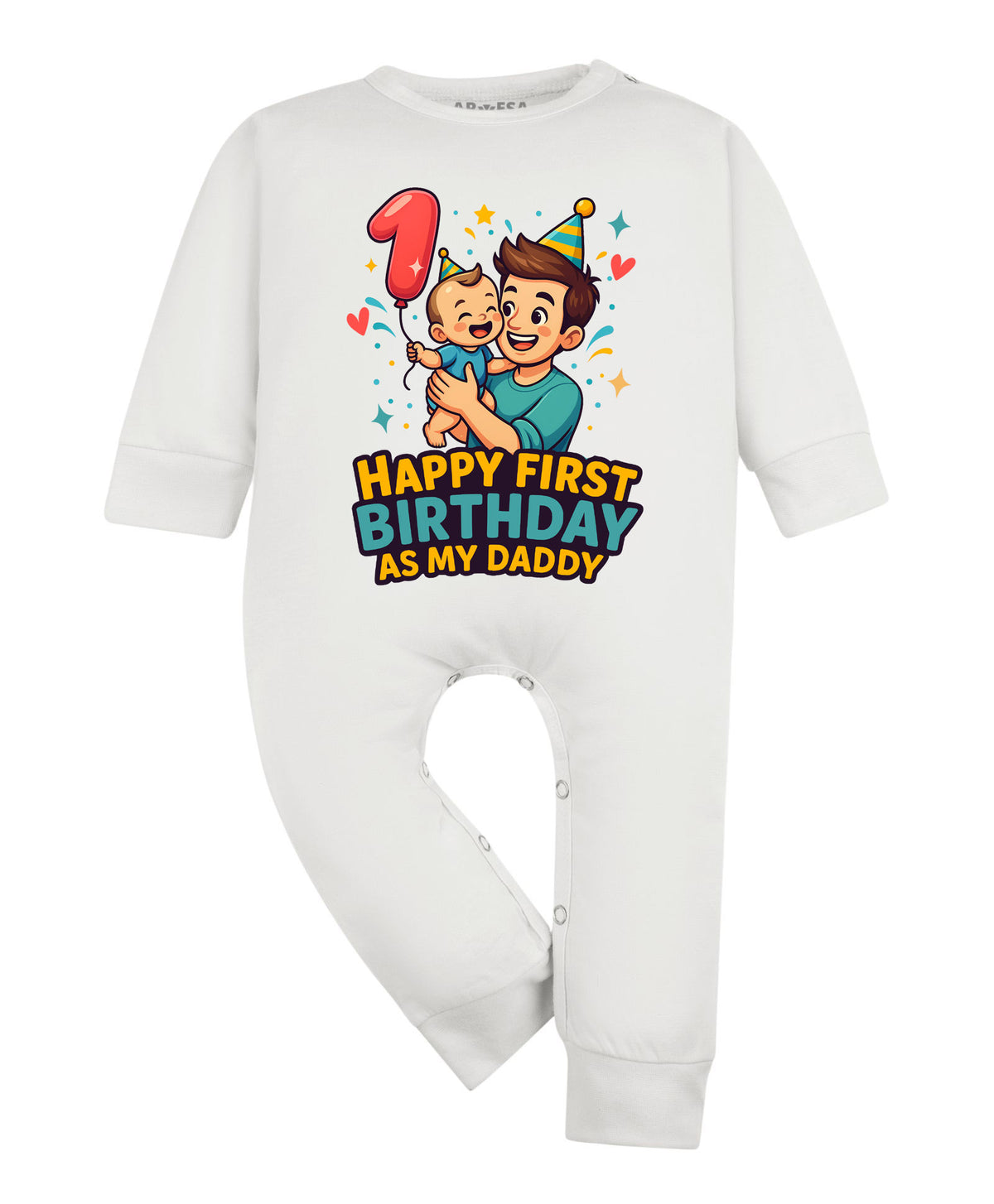 No | Happy First Birthday As My Daddy Dad Birthday - Jumpsuit