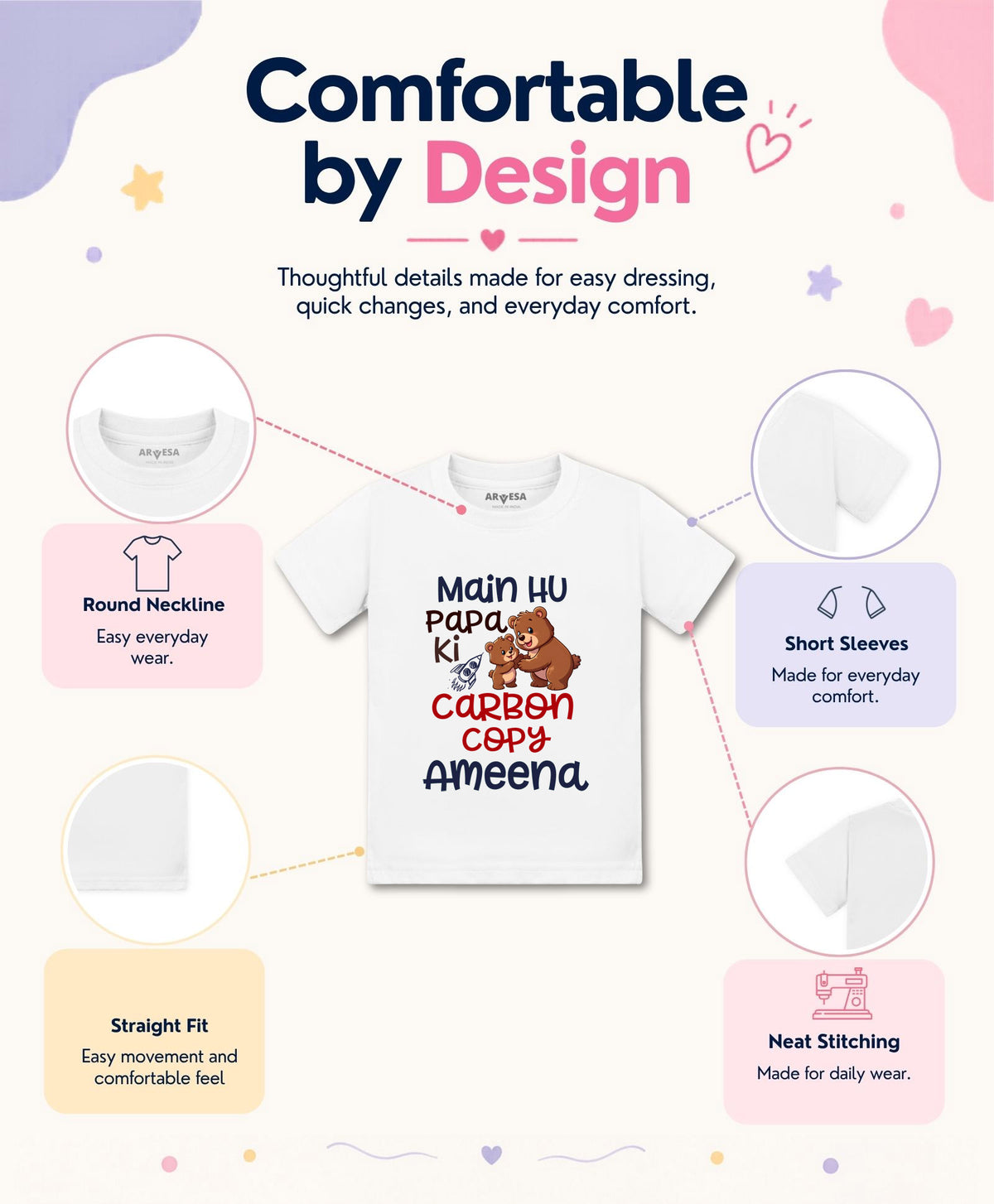 Yes | Mai Hu Papa Ki Carbon Copy Dad - T-shirt