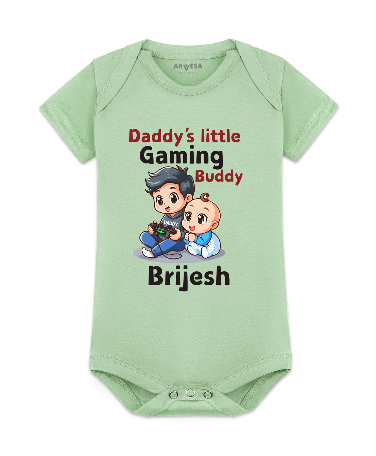Yes | Daddy Little Gaming Buddy - Romper