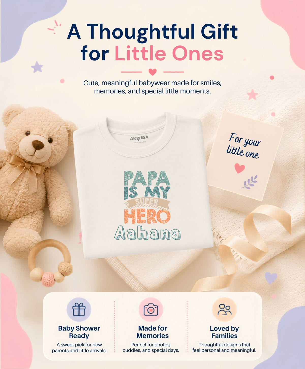 Yes | Papa Is My Super Hero Dad - T-shirt