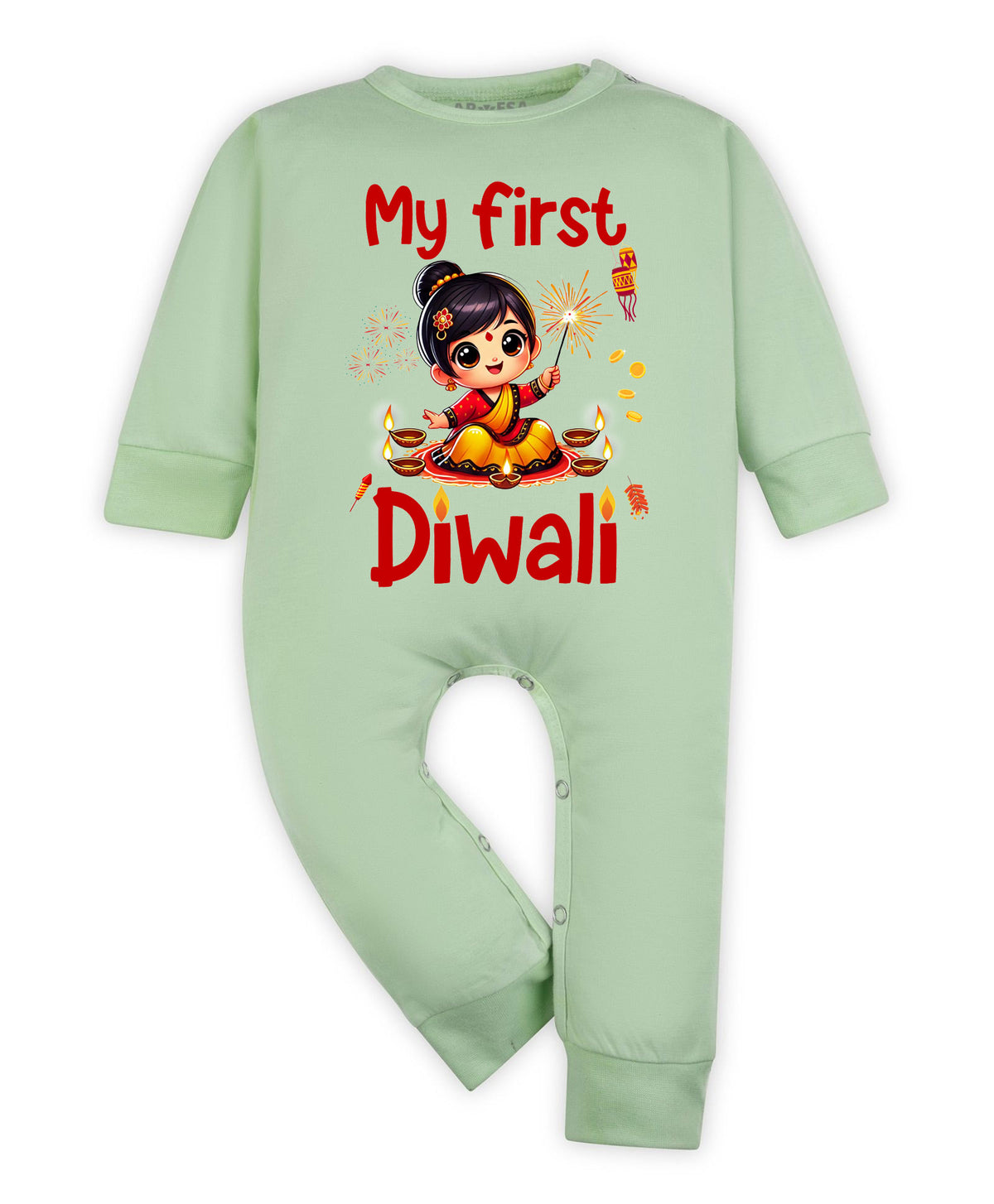 No | My First Diwali - Jumpsuit
