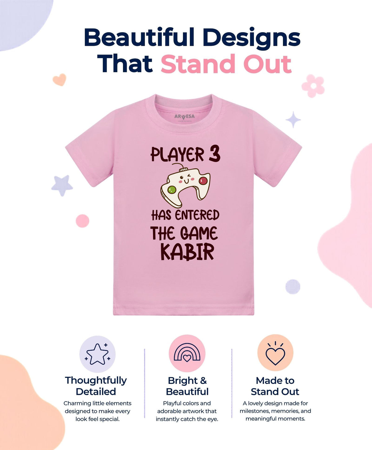 Yes | Player 3 Entered The Game Quirky - T-shirt