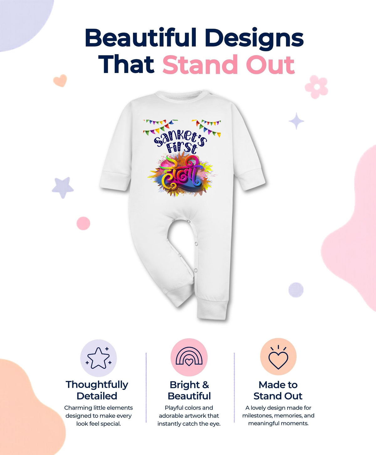 Yes | My First Holi - Jumpsuit