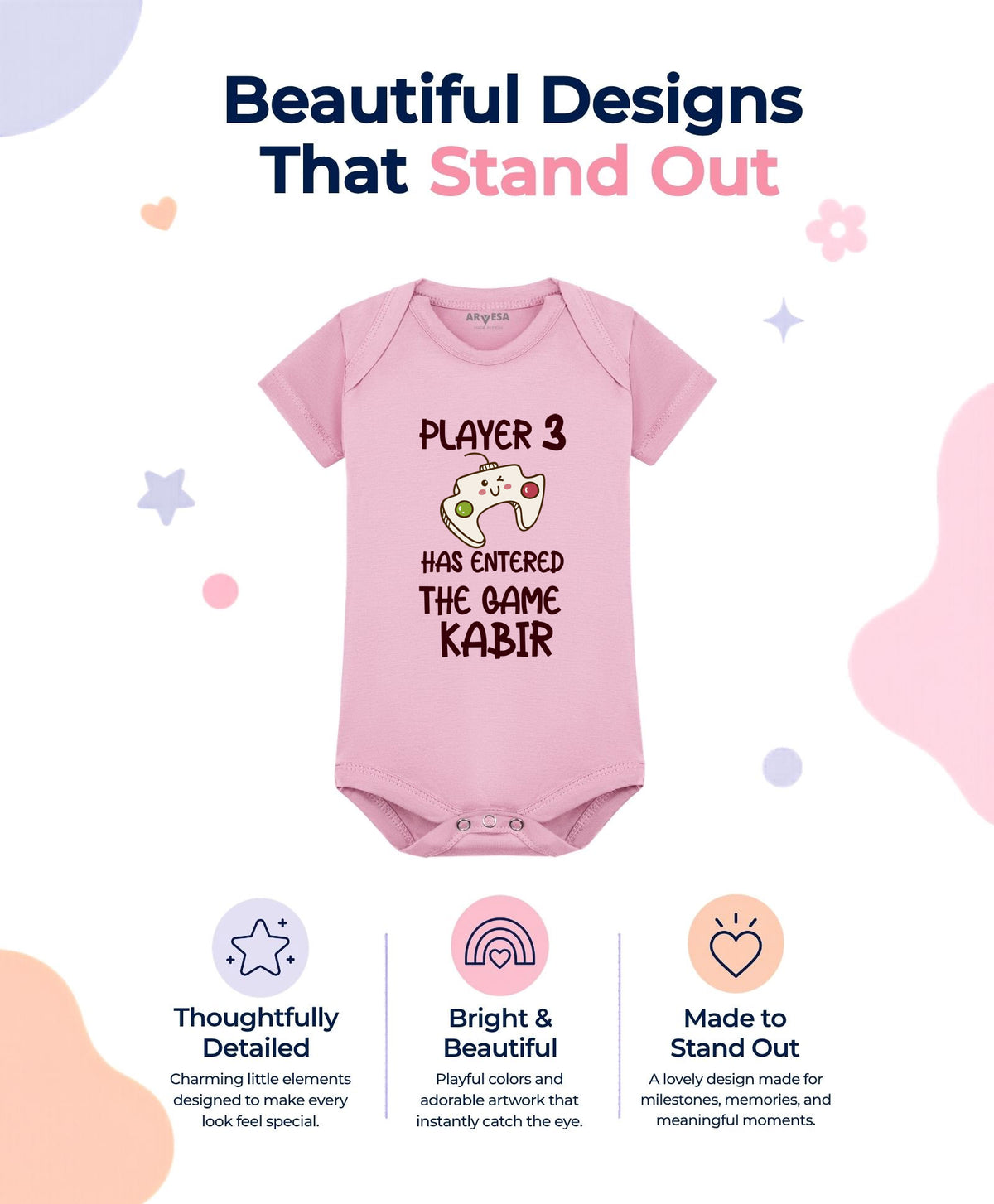 Yes | Player 3 Entered The Game Quirky - Romper