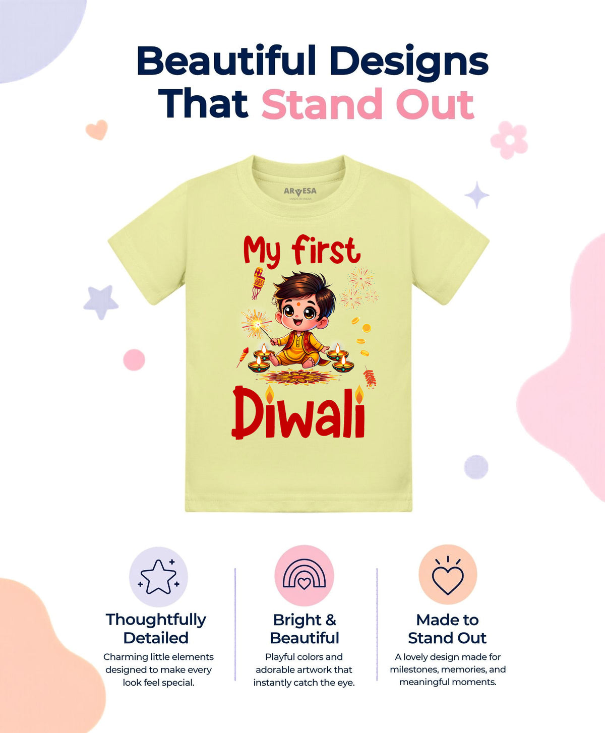 No | My First Diwali - T-shirt