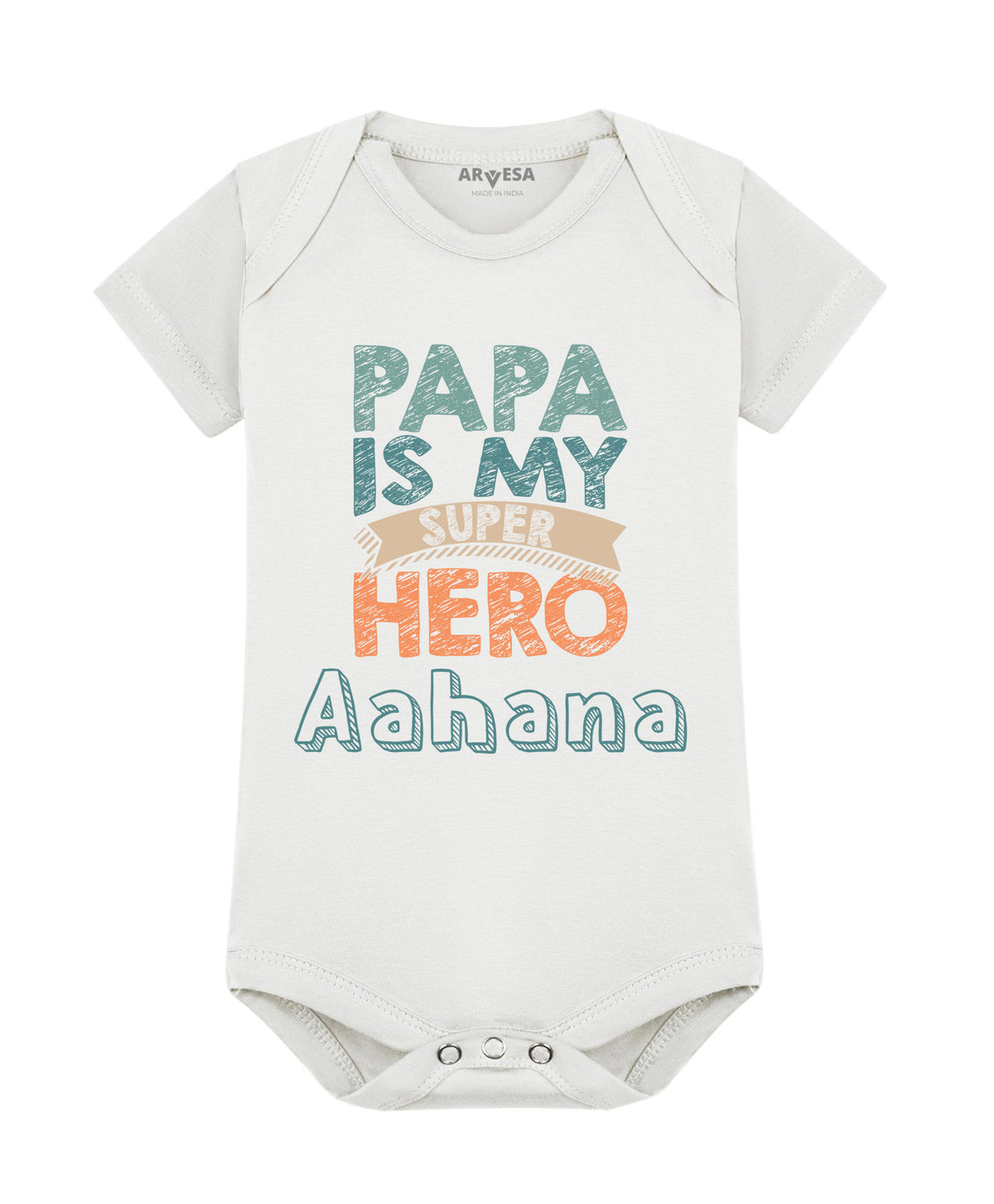 Yes | Papa Is My Super Hero Dad - Romper
