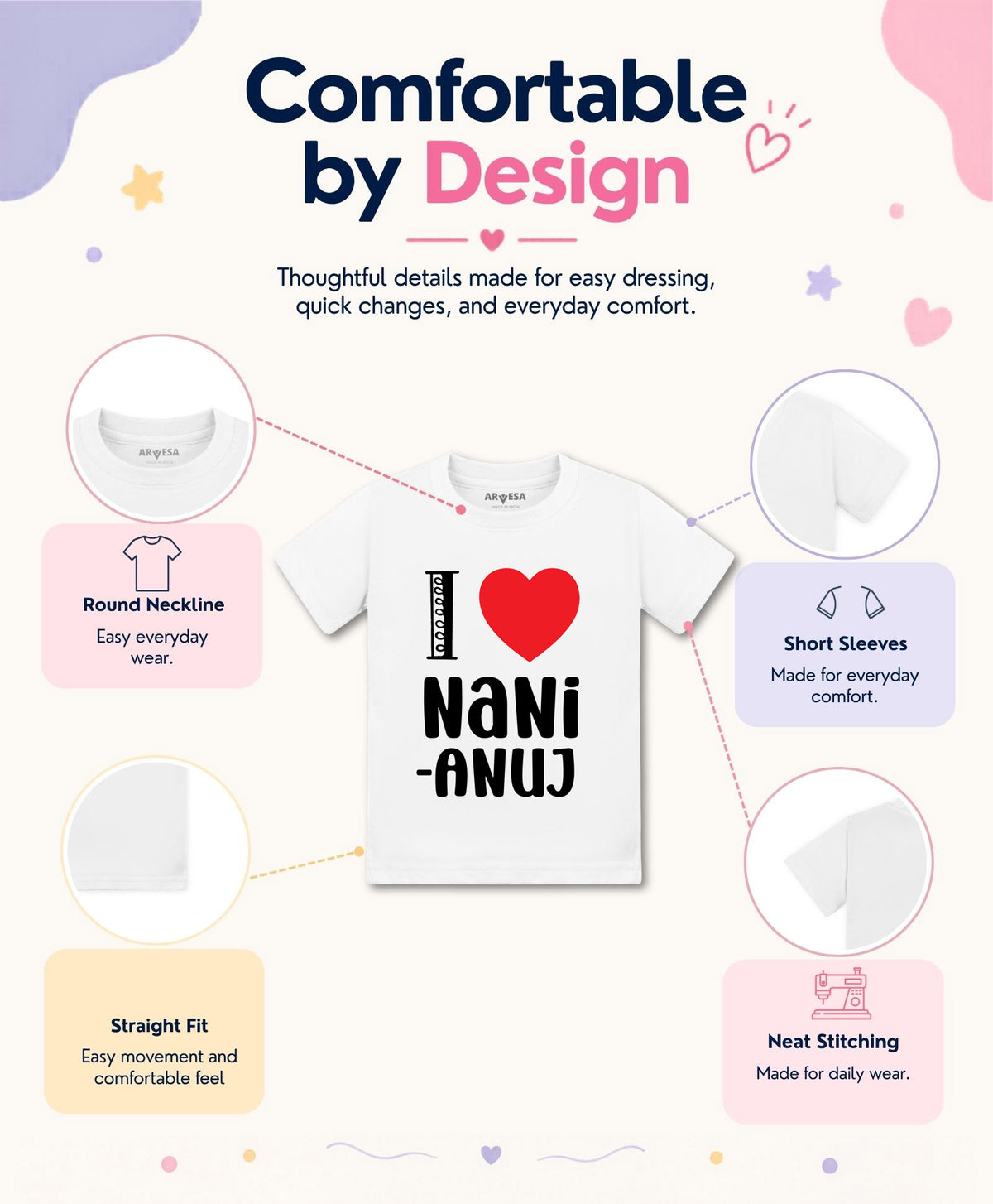 Yes | I Love Nani Nana Nani - T-shirt