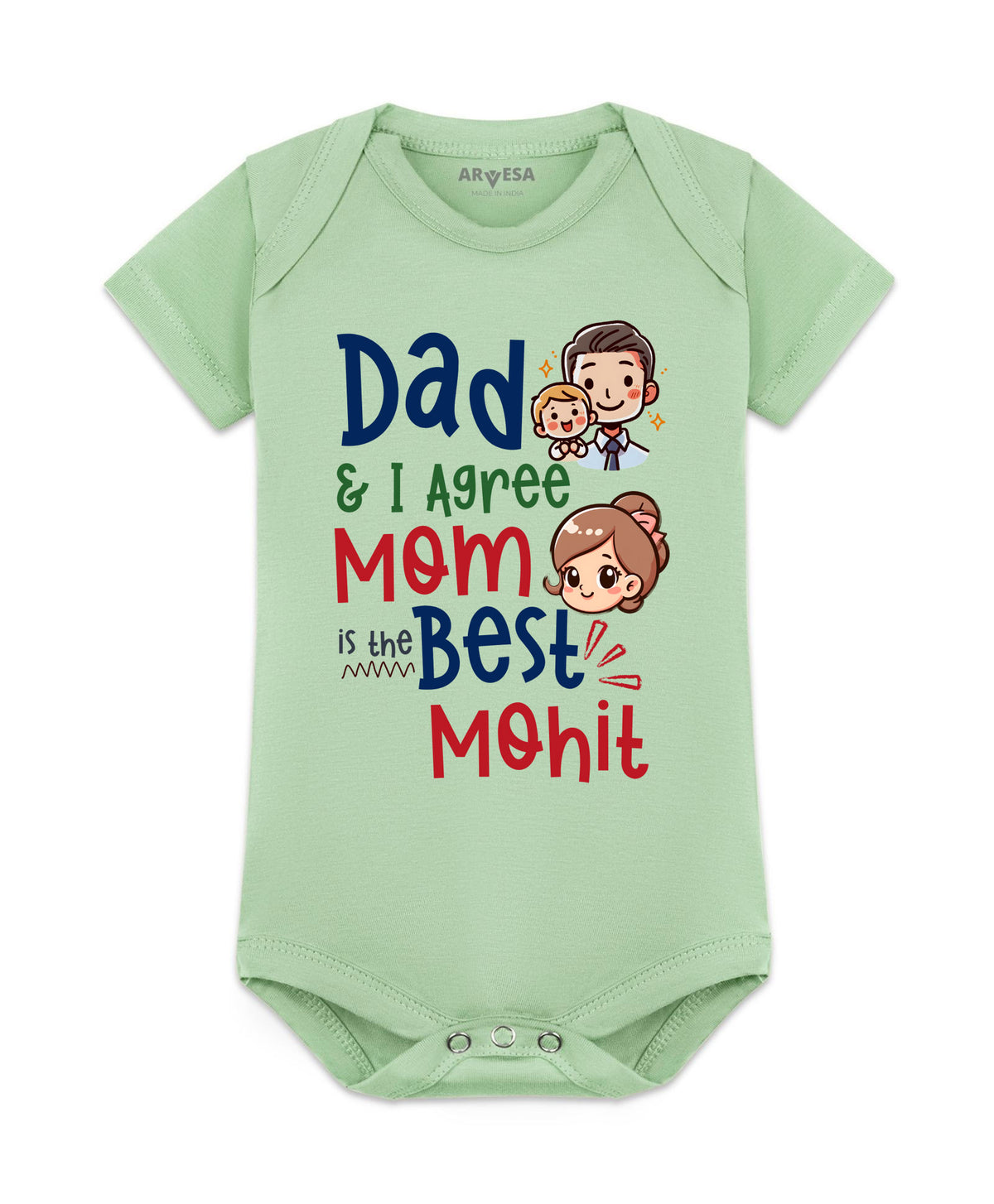 Yes | Daddy & I Agree Mommy Is Best - Romper