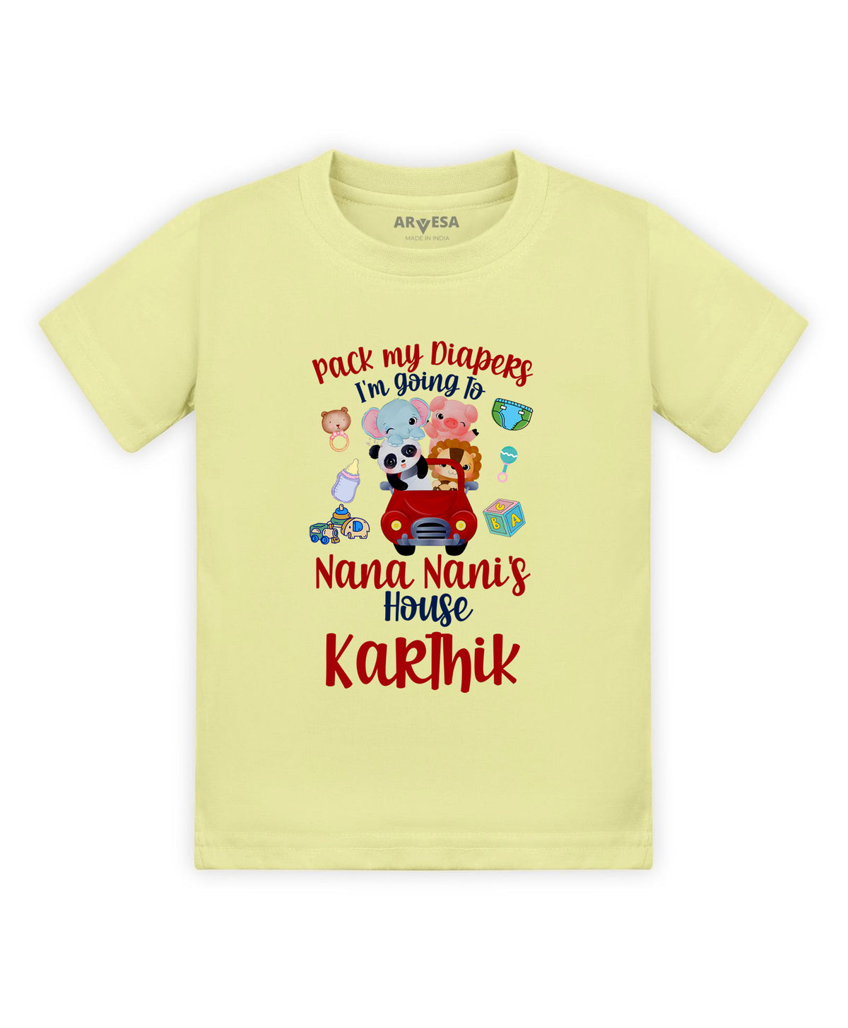 Yes | I Am Going To Nana Nani House - T-shirt