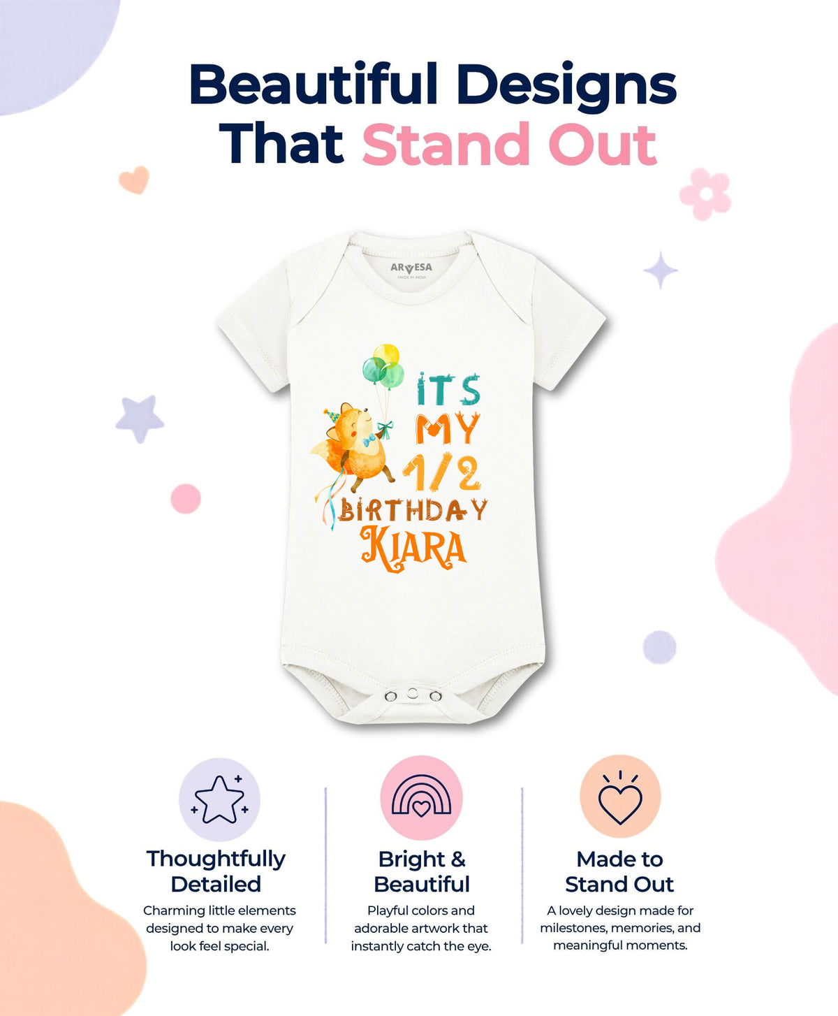 Yes | Half Birthday - Romper