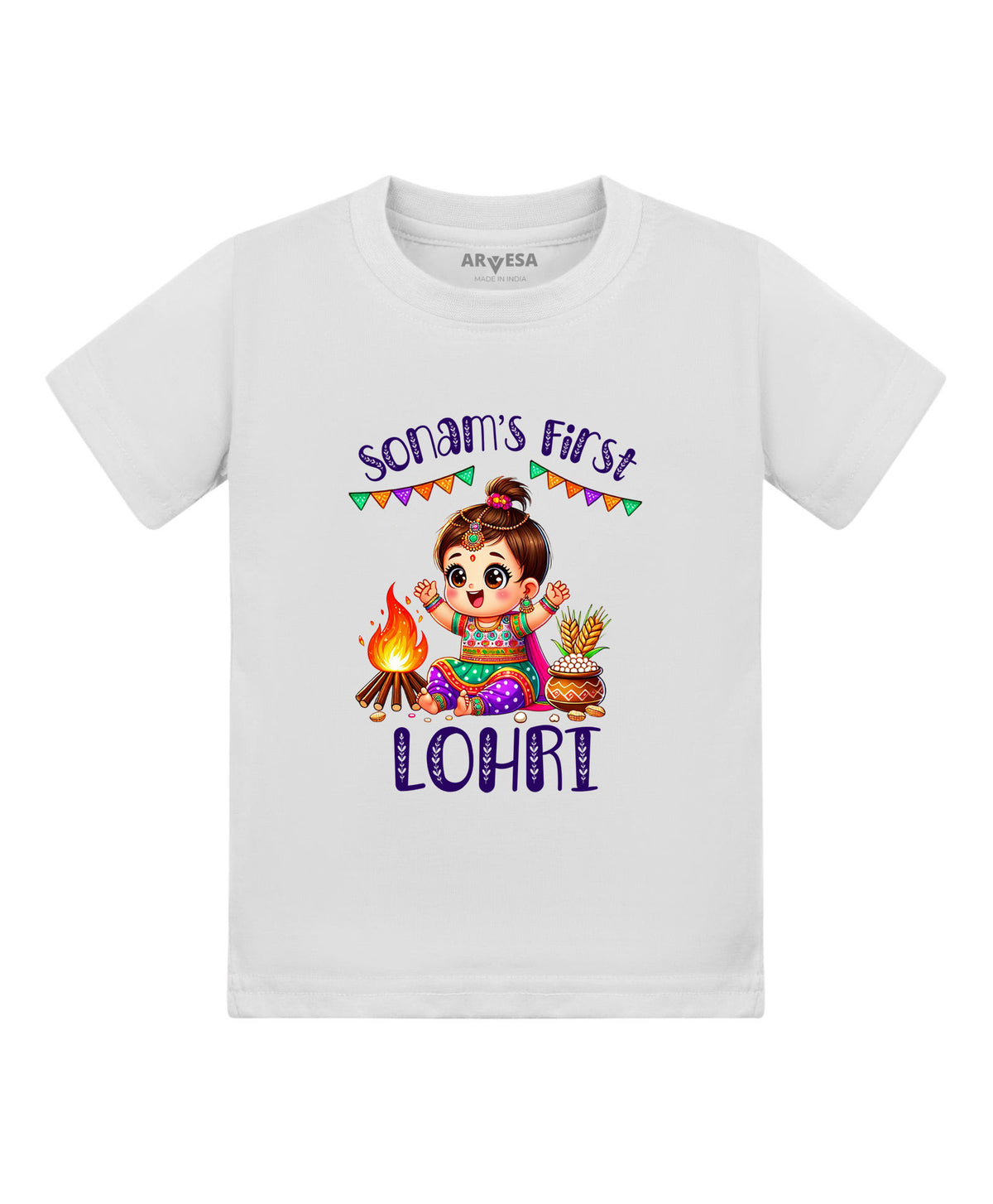 Yes | My First Lohri - T-shirt