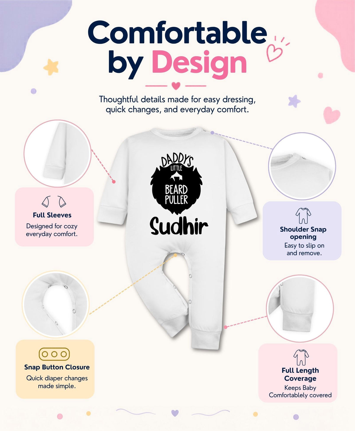 Yes | Daddy Little Beard Puller - Jumpsuit