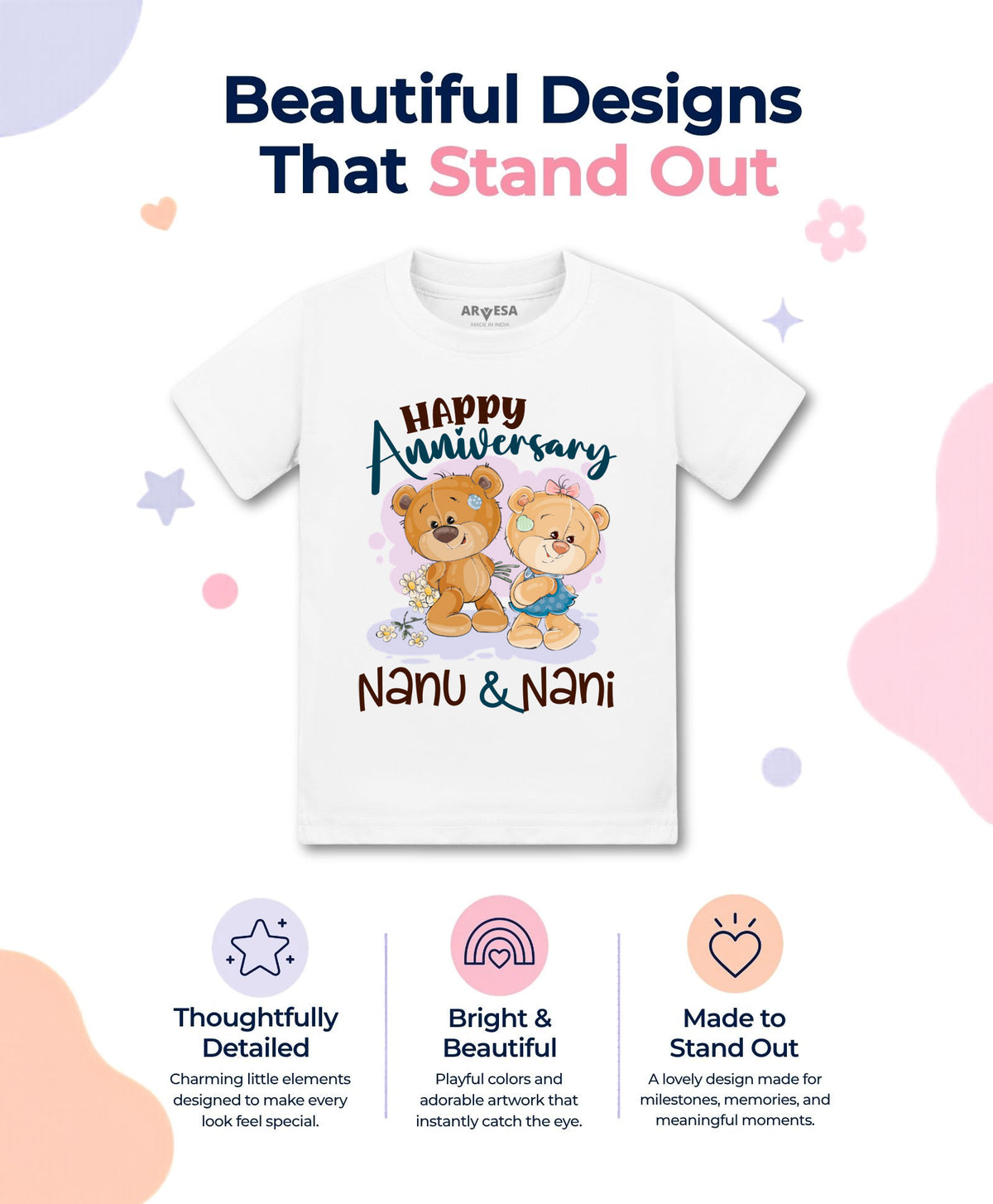No | Happy Anniversay Nanu & Nani Family Anniversary - T-shirt