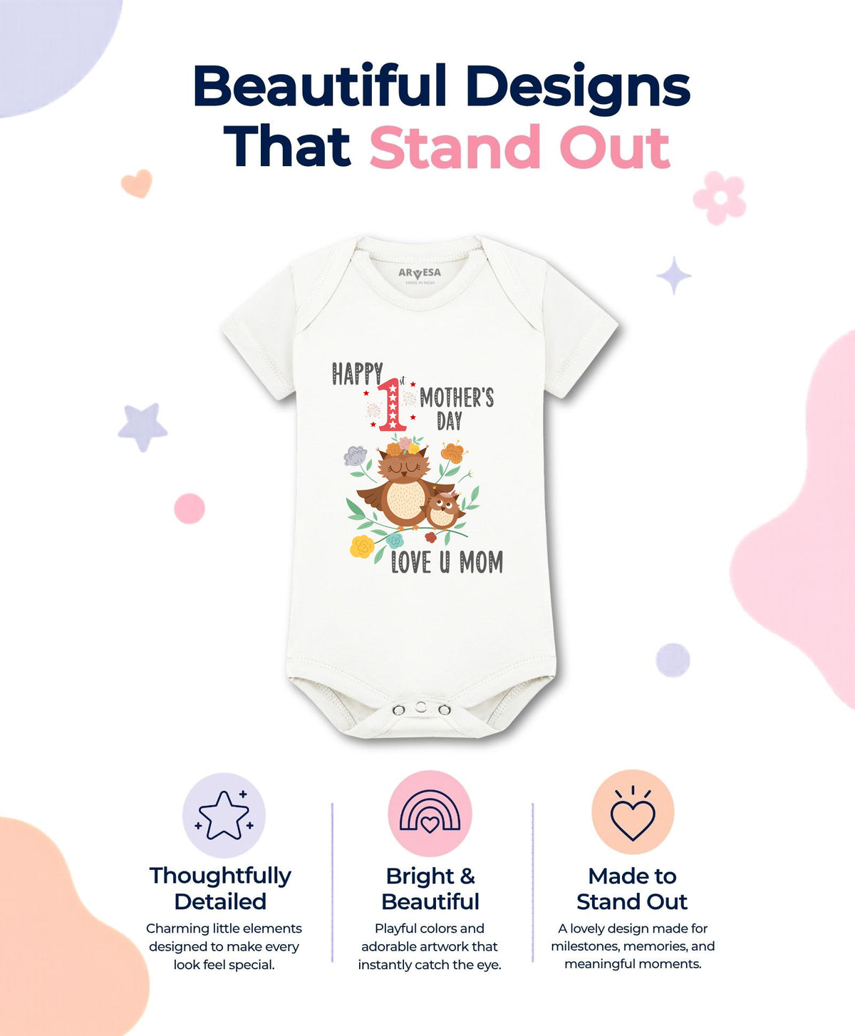 No | Happy Mother Days Mothers Day - Romper