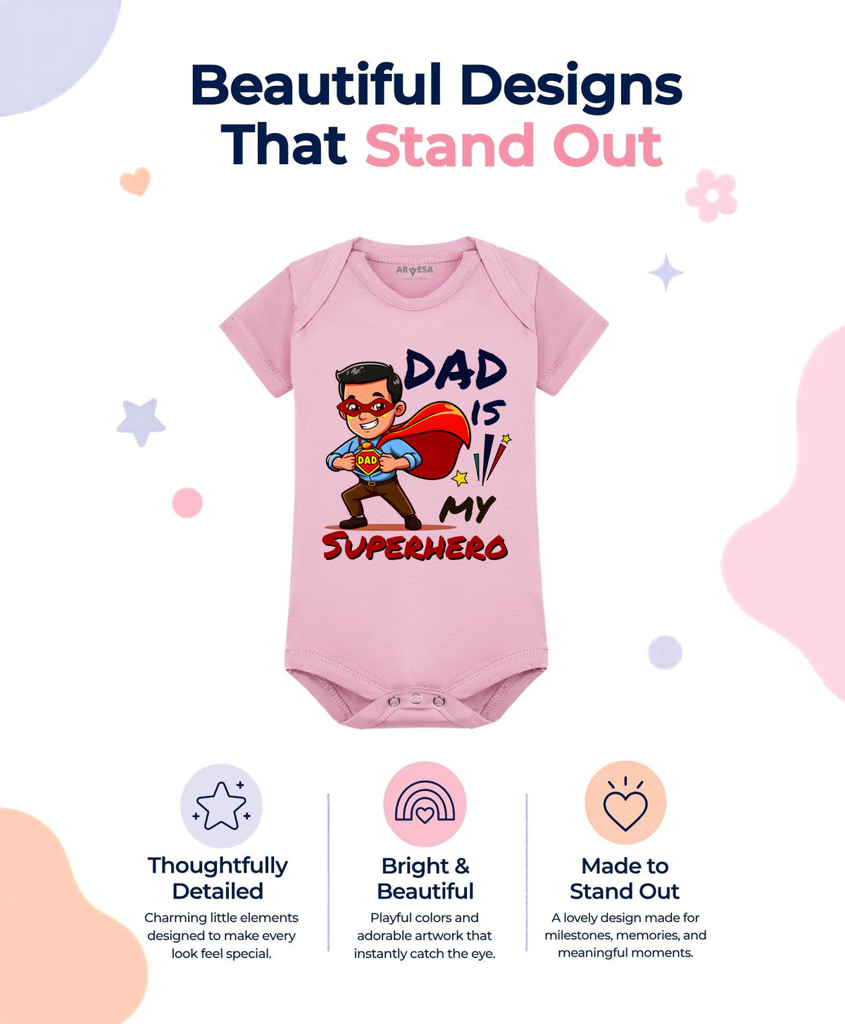 No | Dad Is My Superhero - Romper