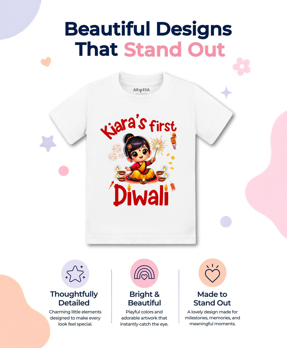 Yes | My First Diwali - T-shirt