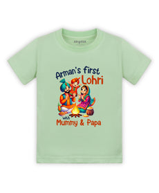 T-shirt featuring the same print