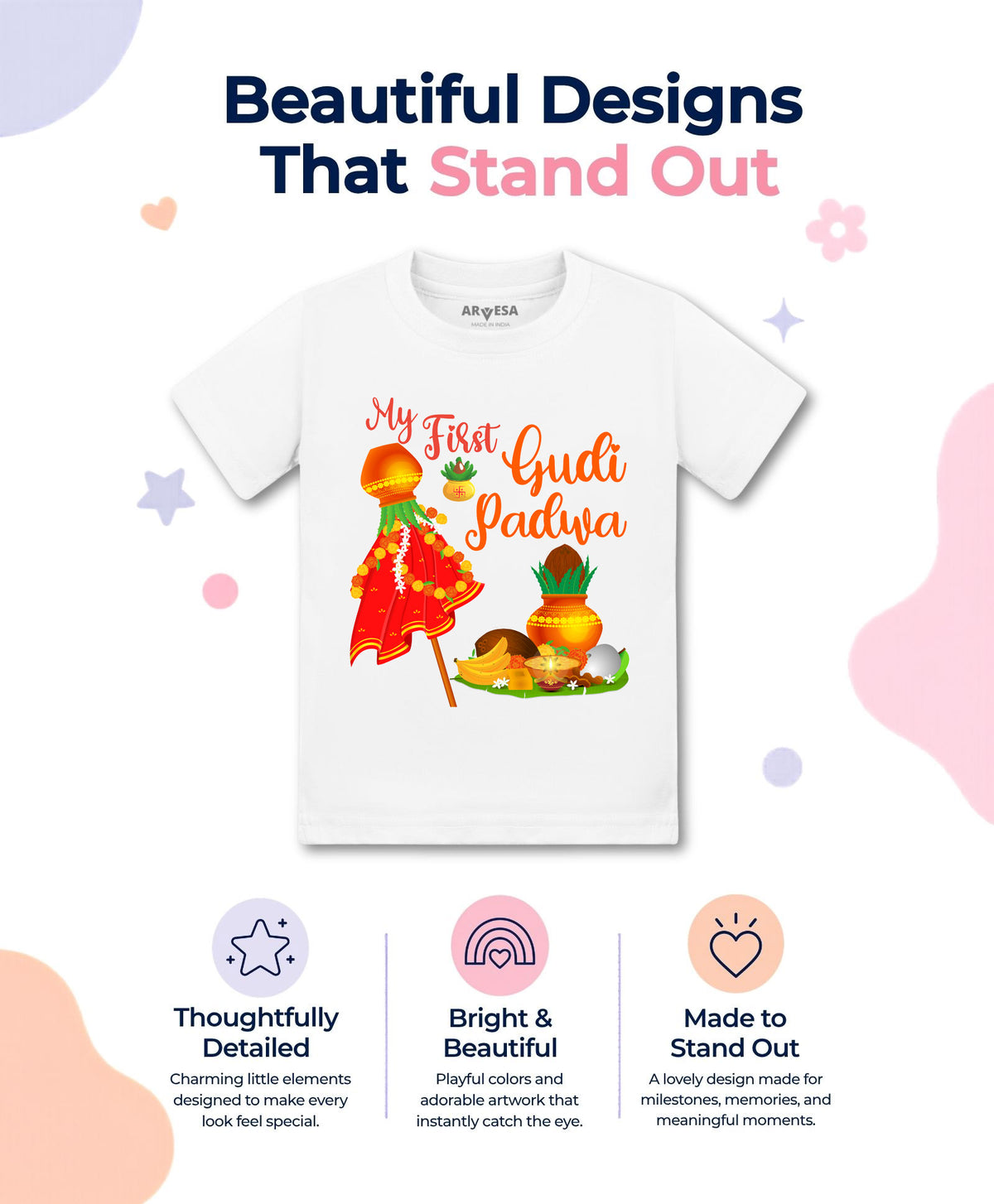 No | My First Gudi Padwa - T-shirt