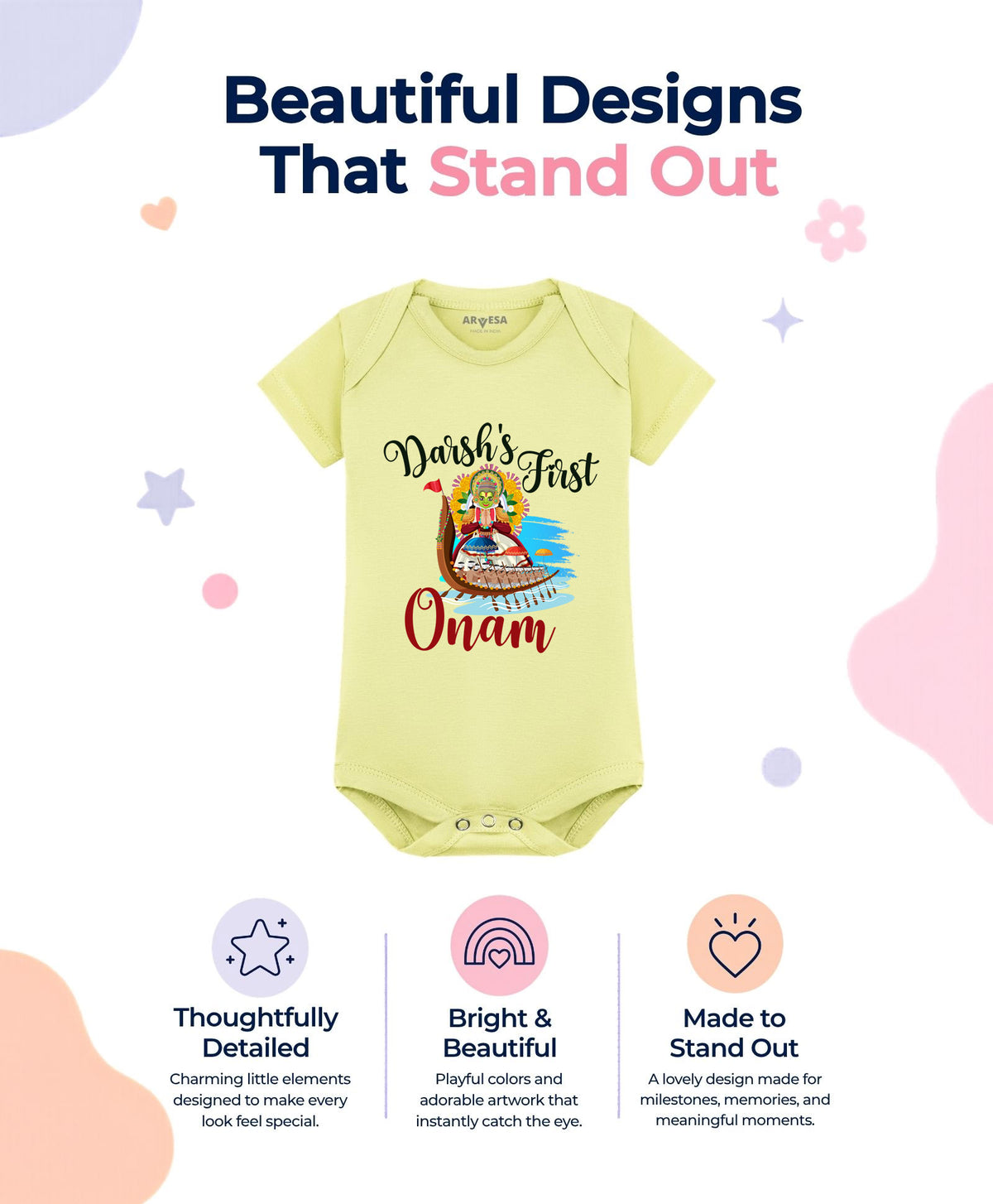 Yes | My First Onam - Romper
