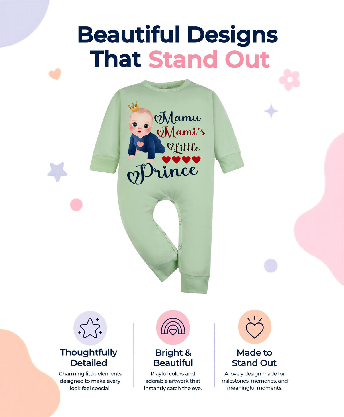 No | Mamu Mami'S Little Prince - Jumpsuit