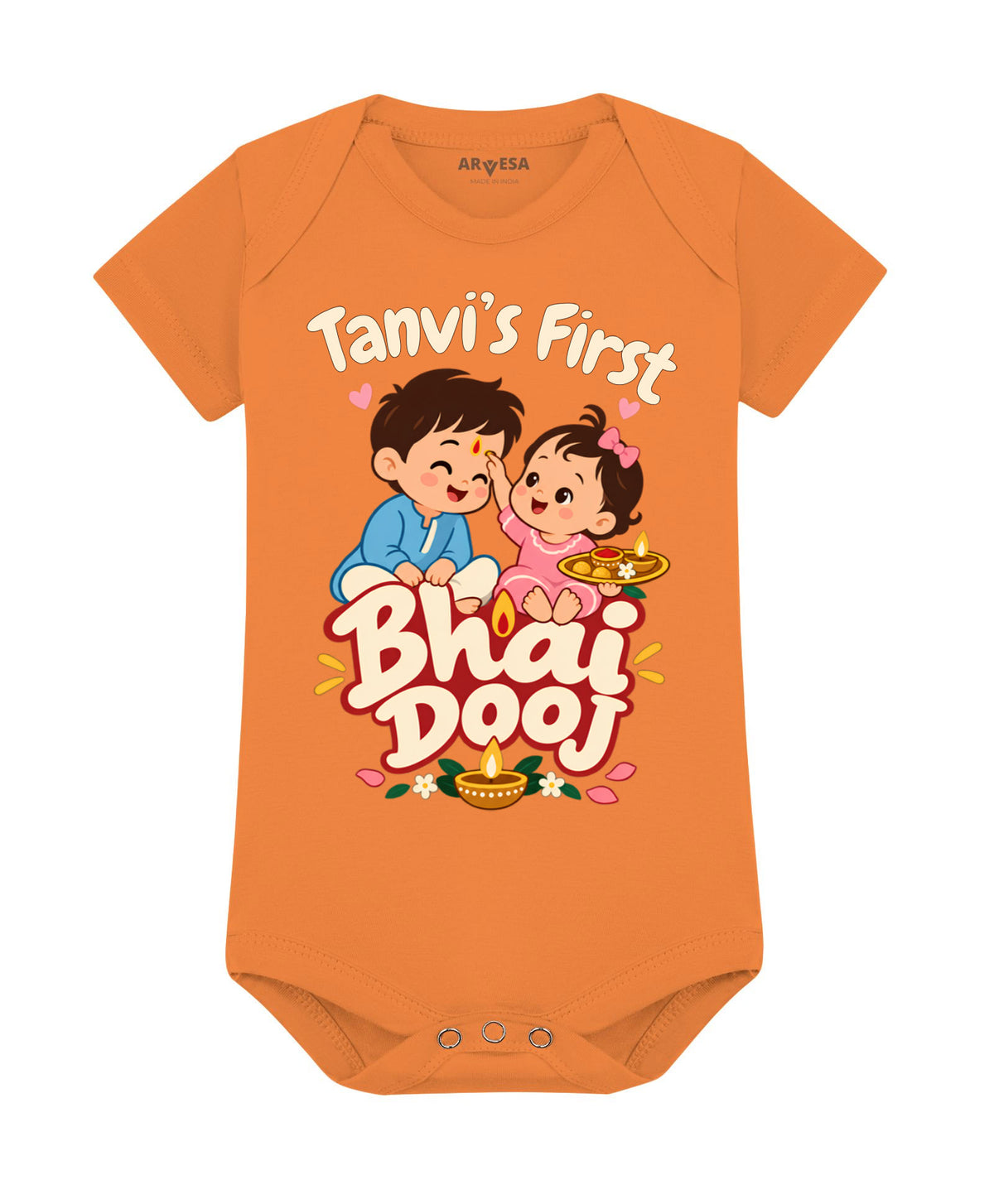 Yes | My First Bhaidooj Diwali - Romper