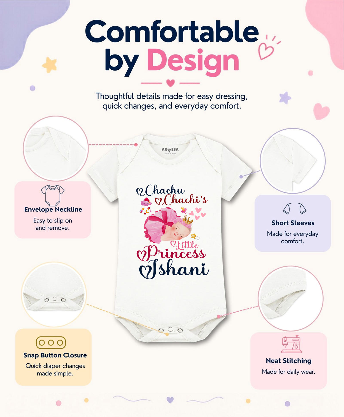 Yes | Chachu Chachi'S Little Princess - Romper