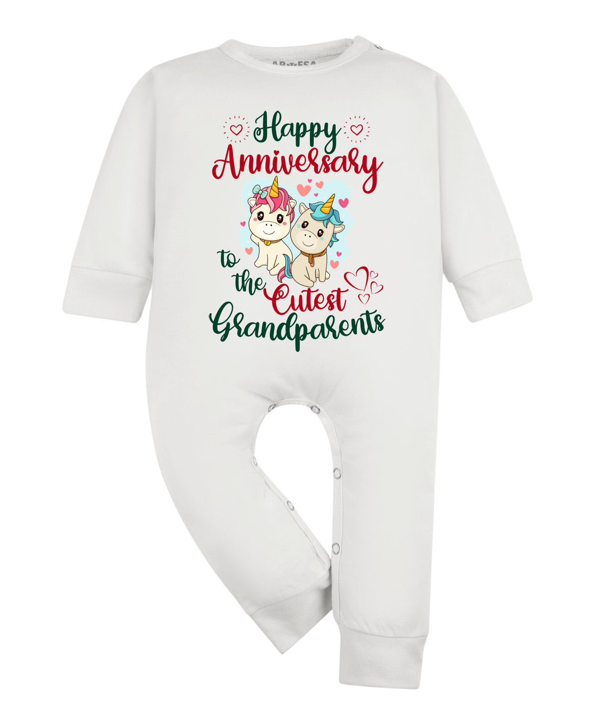 No | Happy Anniversay GrandParents Family Anniversary - Jumpsuit